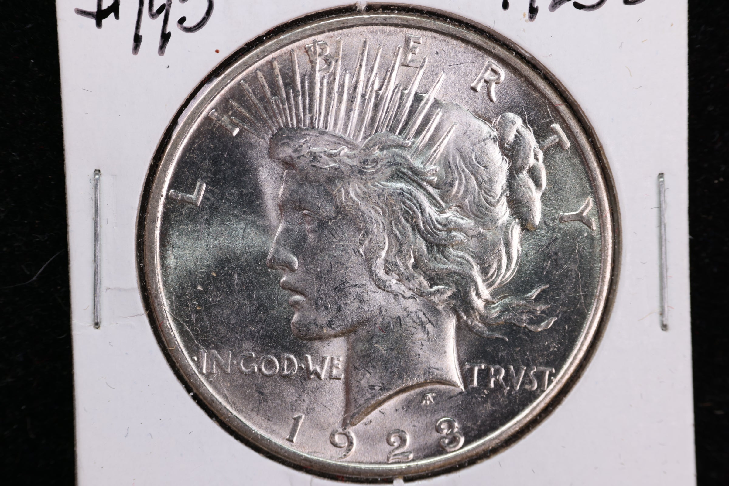1923-D Peace Silver Dollar, Nice Uncirculated Coin, Store #DR0770