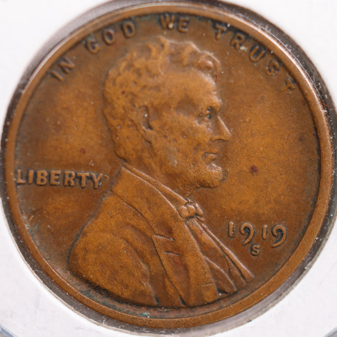 1919-S Lincoln Cent, Extra Fine Circulated Coin, Store #CT0886