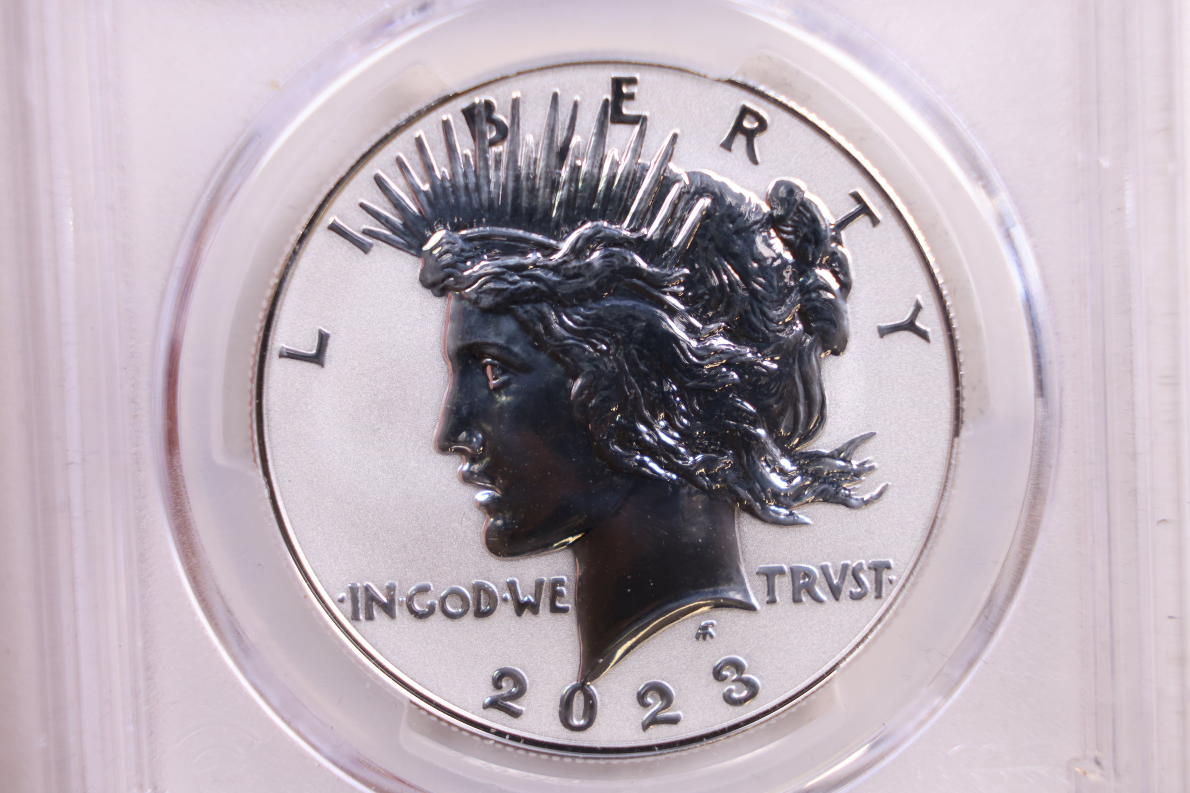 2023-S Peace Silver Dollar Commemorative, PCGS Reverse PF-70, Store #GMC221