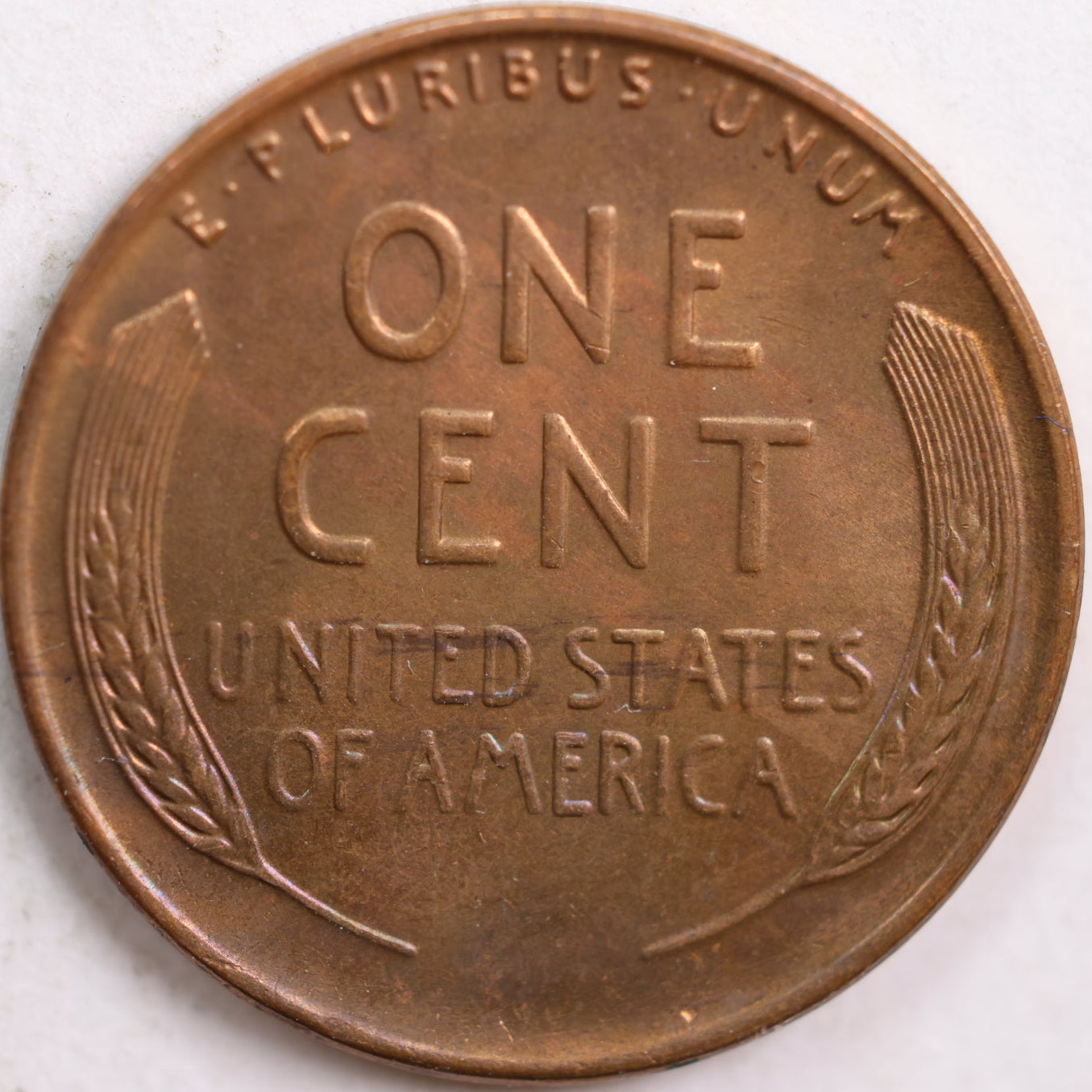 1937-S Lincoln Cent, Mint State RB Uncirculated Coin, Store #CT0895