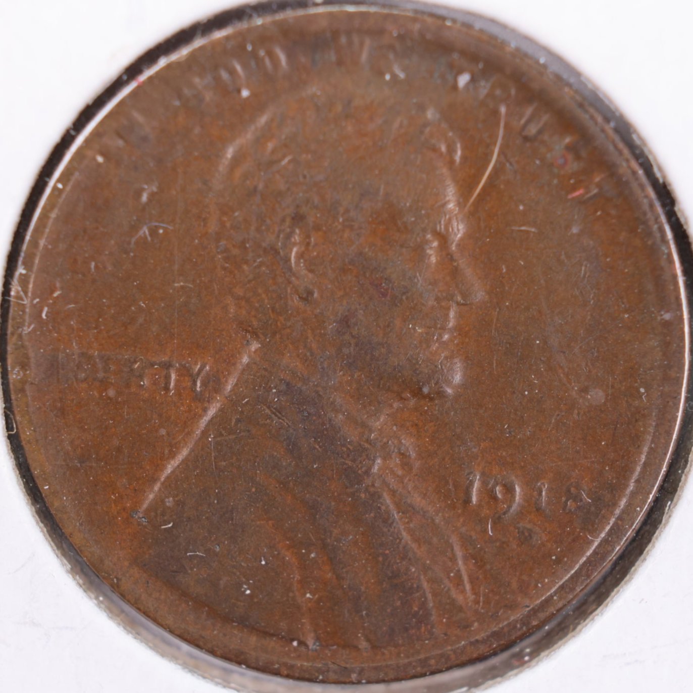 1918-D Lincoln Cent, Mint State Uncirculated Coin, Store #CT0277