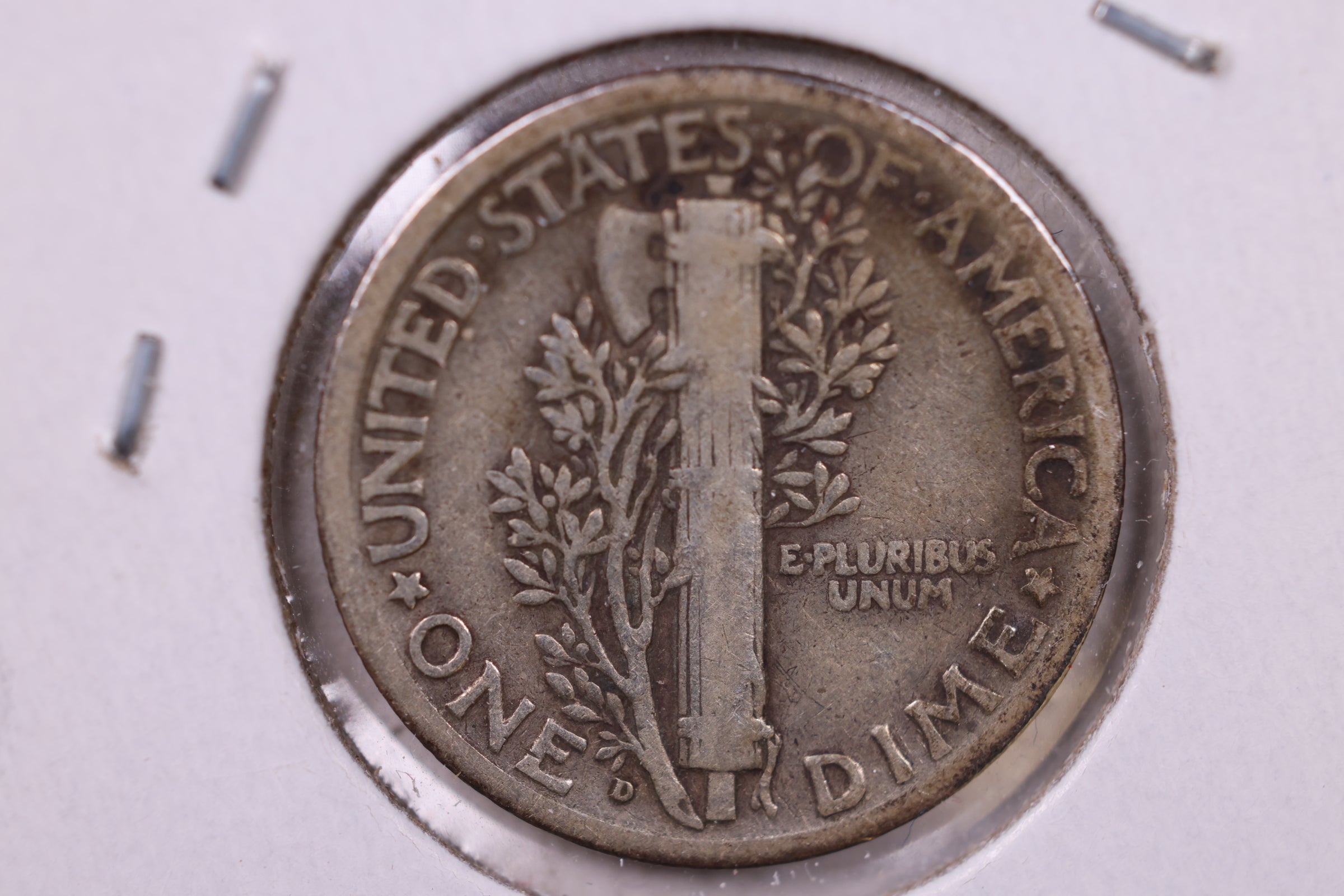 1925-D Mercury Silver Dime., Very Fine, Store #19874