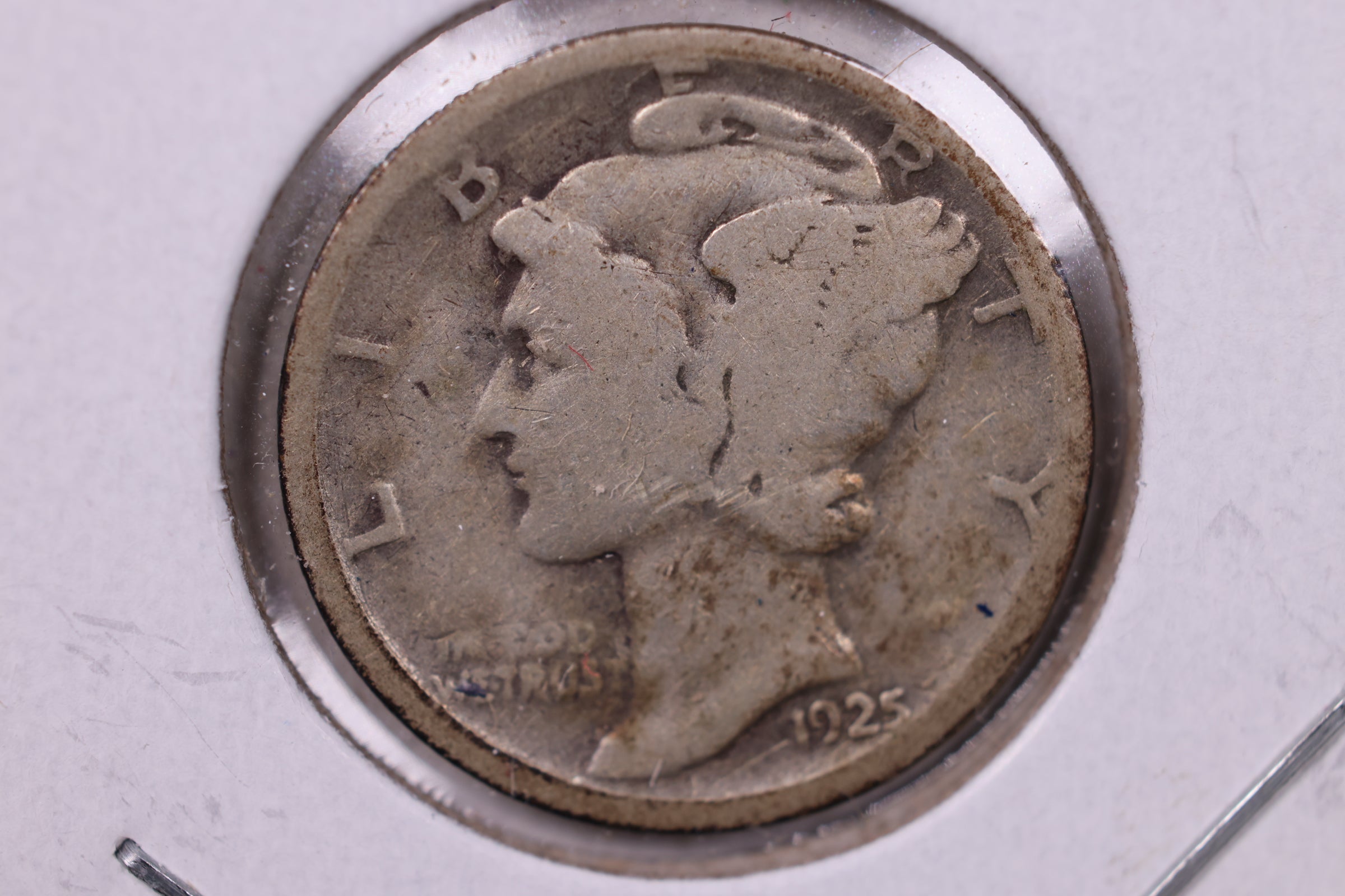 1925-D Mercury Silver Dime., Good, Store #19878
