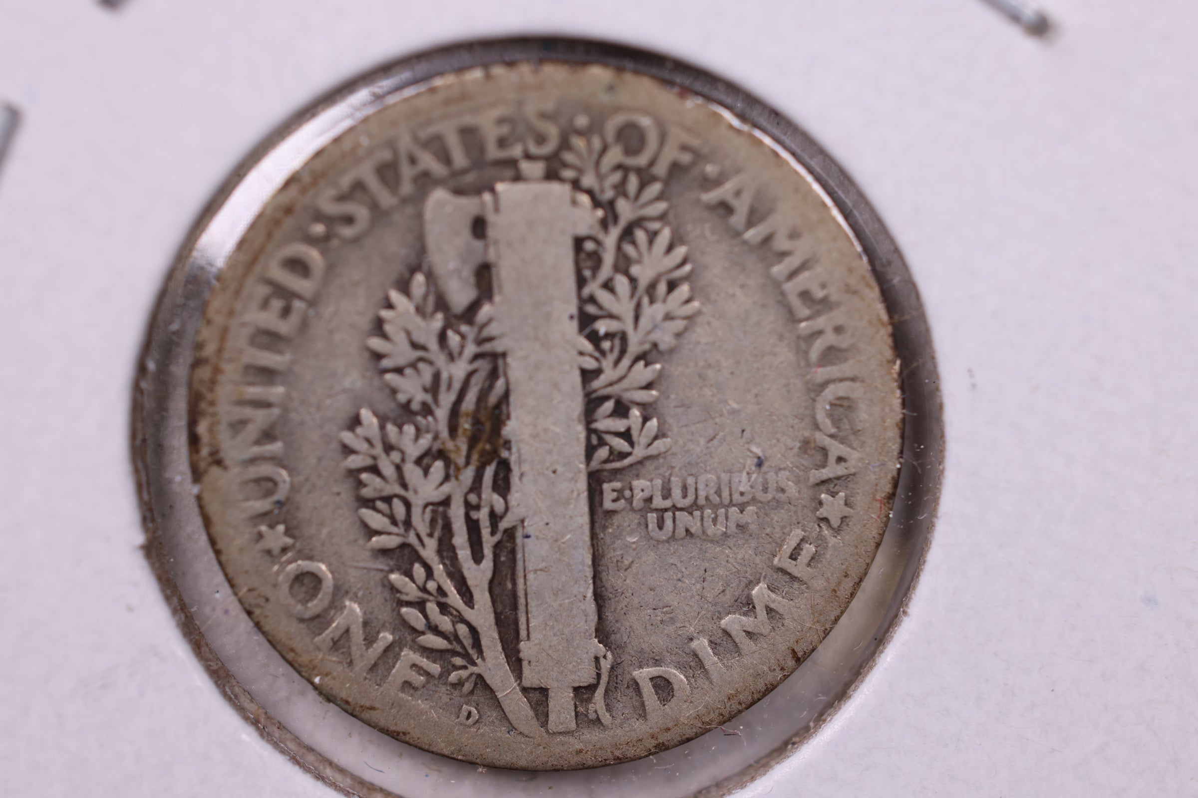 1925-D Mercury Silver Dime., Good, Store #19878