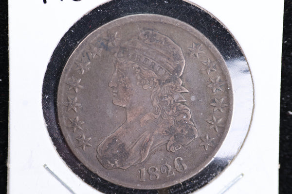 1826 Cap Bust Half Dollar, Affordable Collectible Coin. Store #230808053