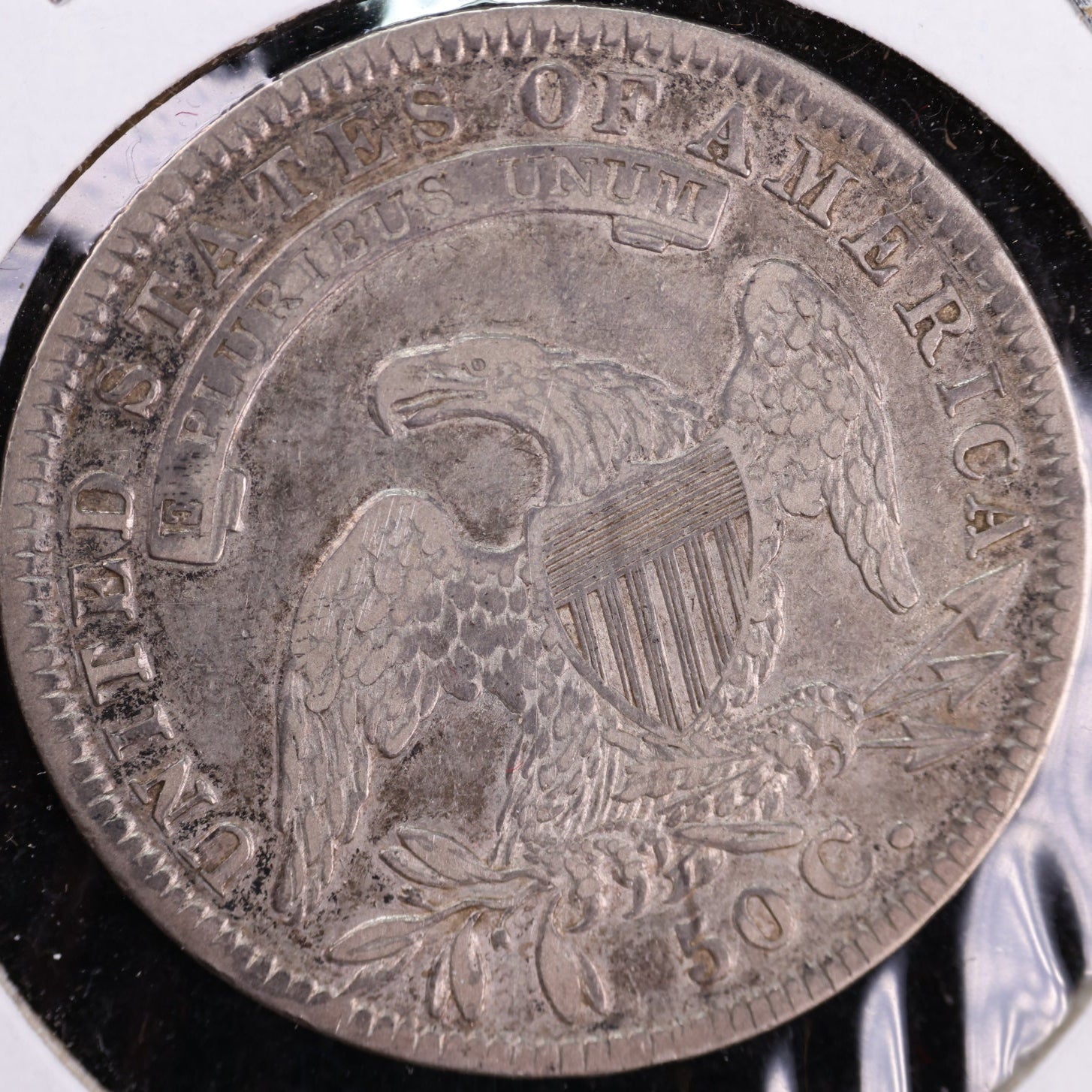 1834 Cap Bust Half Dollar, Extra Fine Circulated Coin Store #HR0834 (230808071)