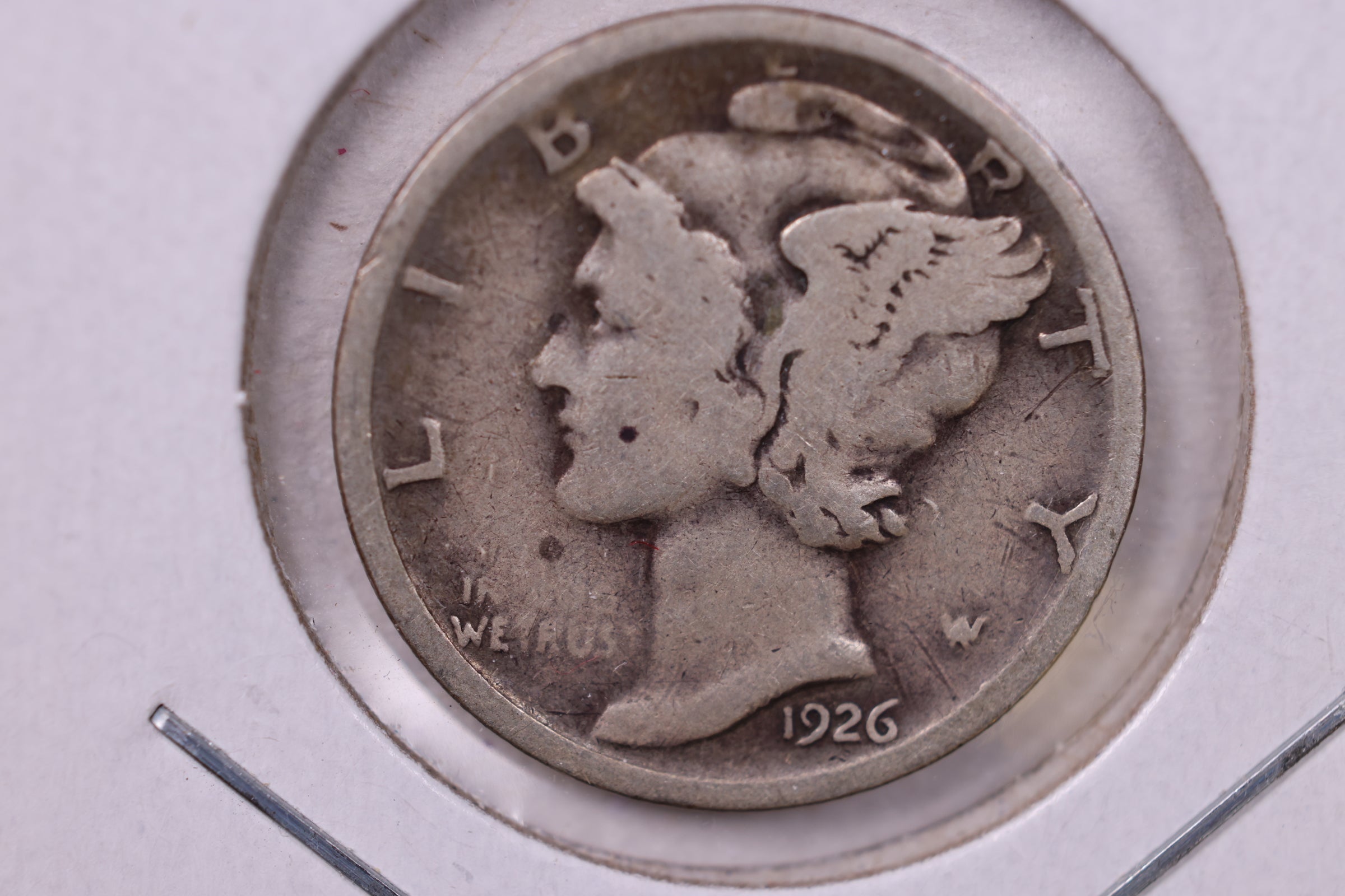 1926-D Mercury Silver Dime., Very Fine., Store #19891