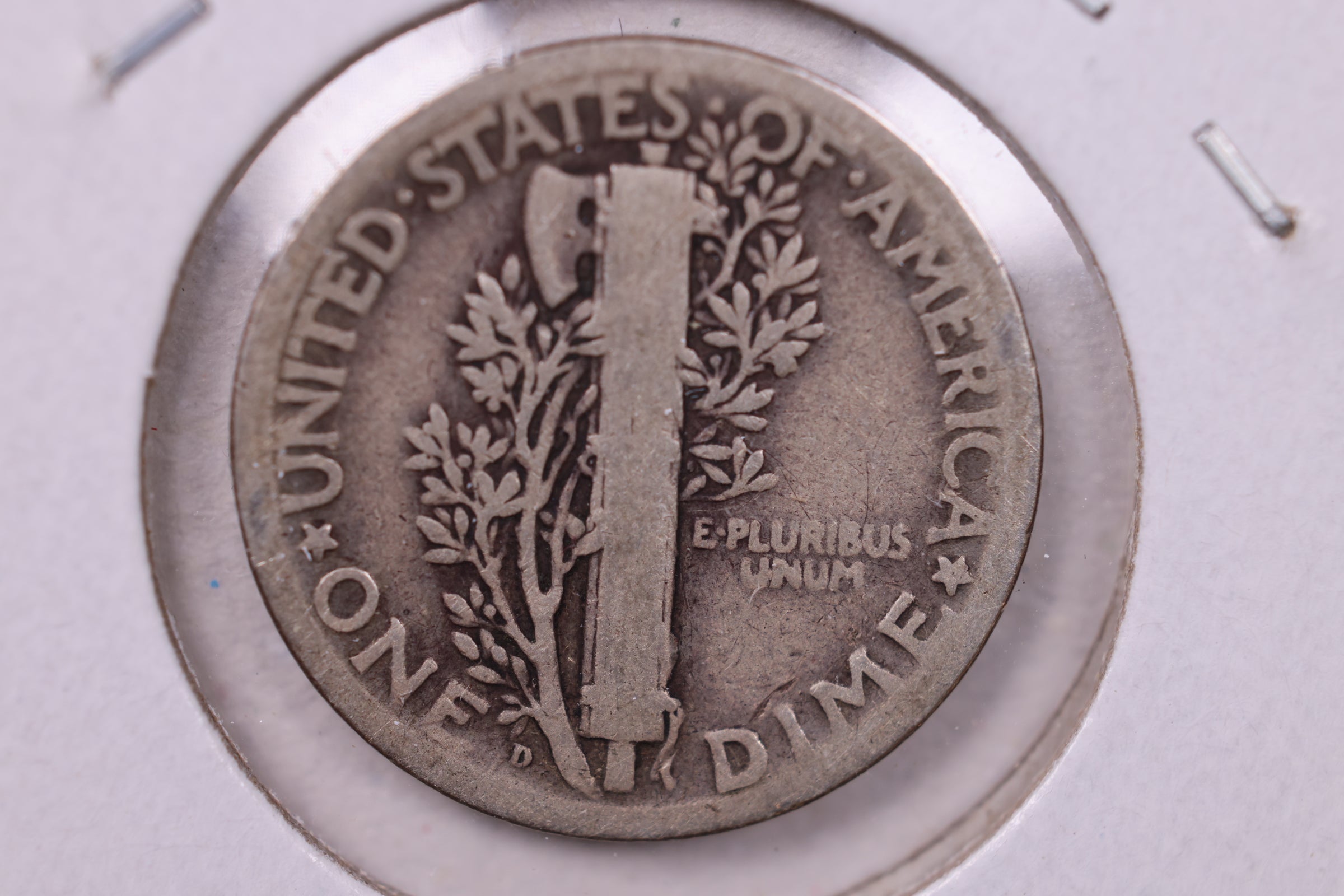 1926-D Mercury Silver Dime., Very Fine., Store #19891
