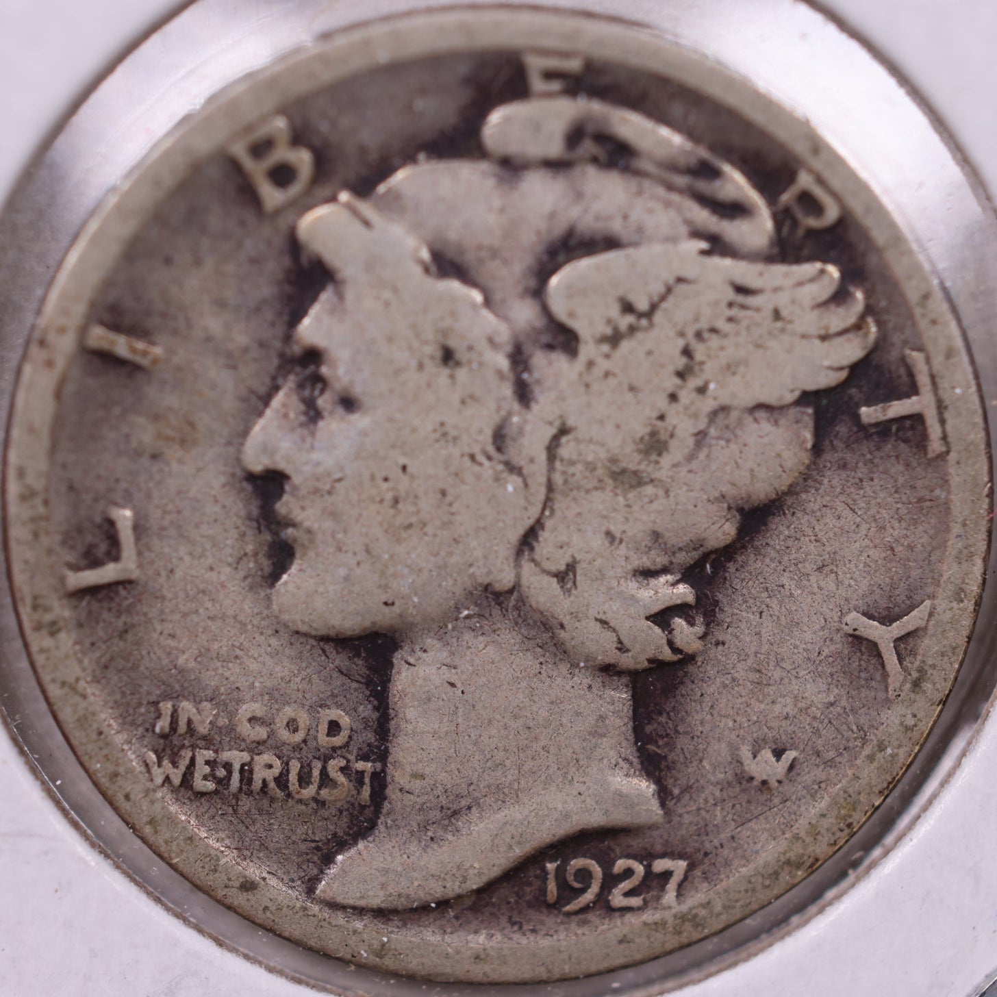 1927 Mercury Dime, Fine Circulated Coin, Store #19897