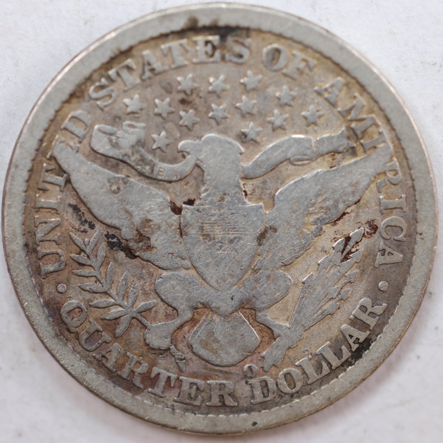 1893-O Barber Quarter, Very Good+ Circulated Coin, Store #QR761