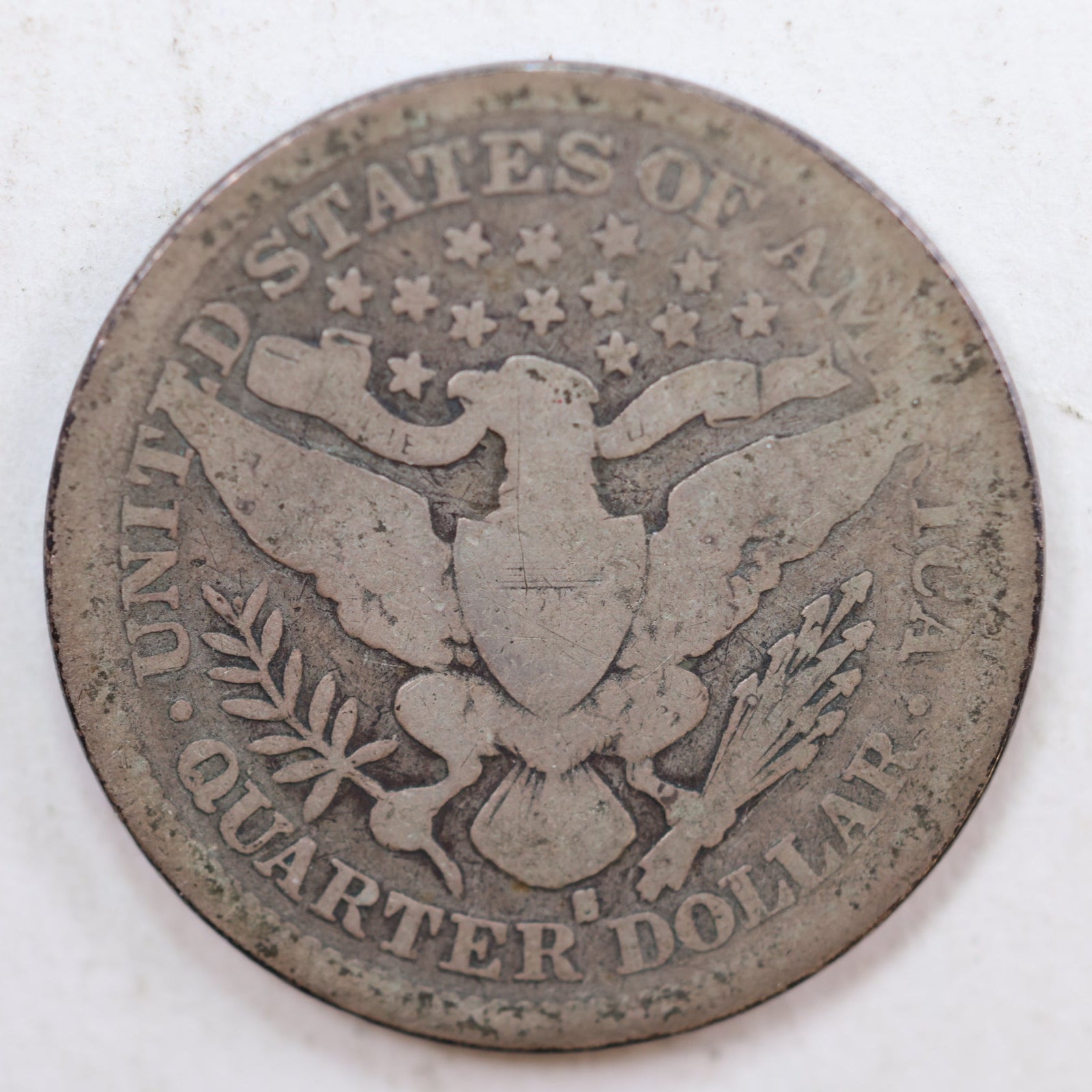 1893-S Barber Quarter, Abt Good Circulated Coin, Store #QR769
