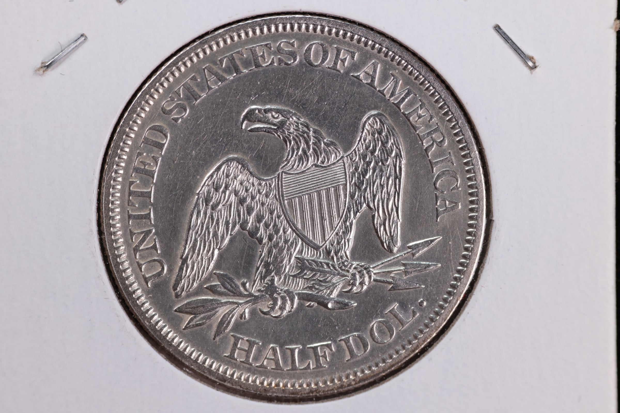 1862 Liberty Seated Half Dollar, Affordable Circulated Coin. Store Sale #23080944