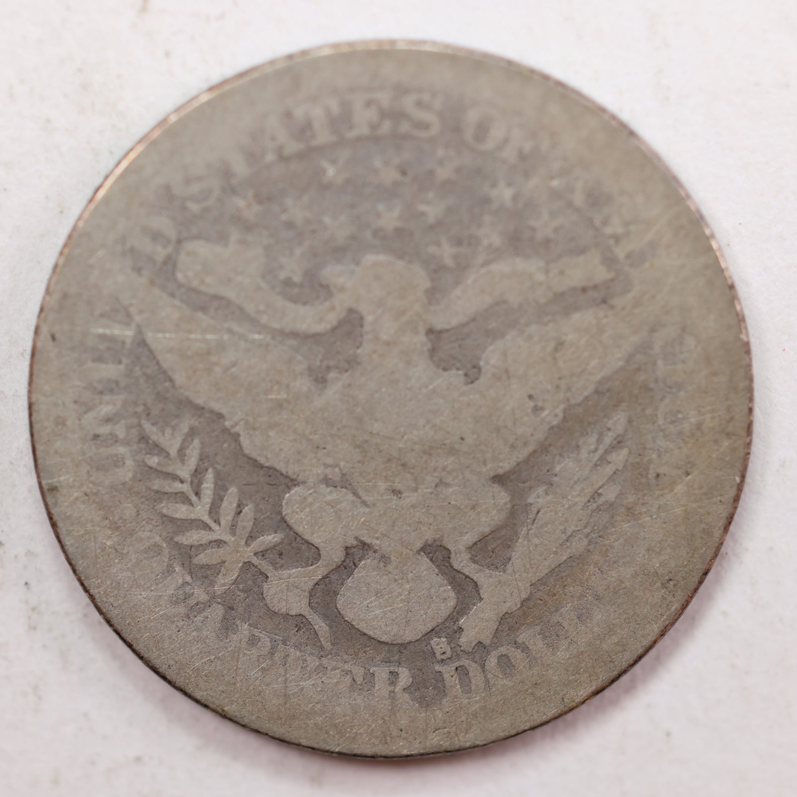 1894-S Barber Quarter, Good Collectible Circulated Coin, Store #QR786.