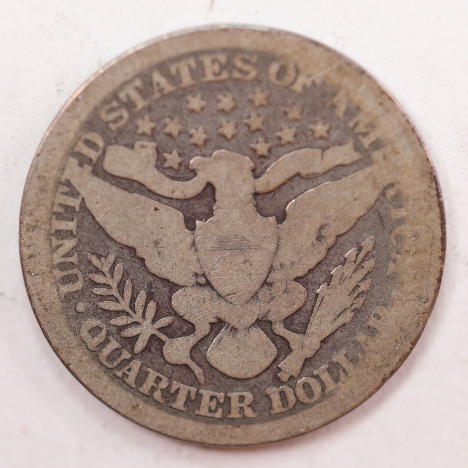 1895 Barber Quarter, About Good Circulated Coin, Store #QR817