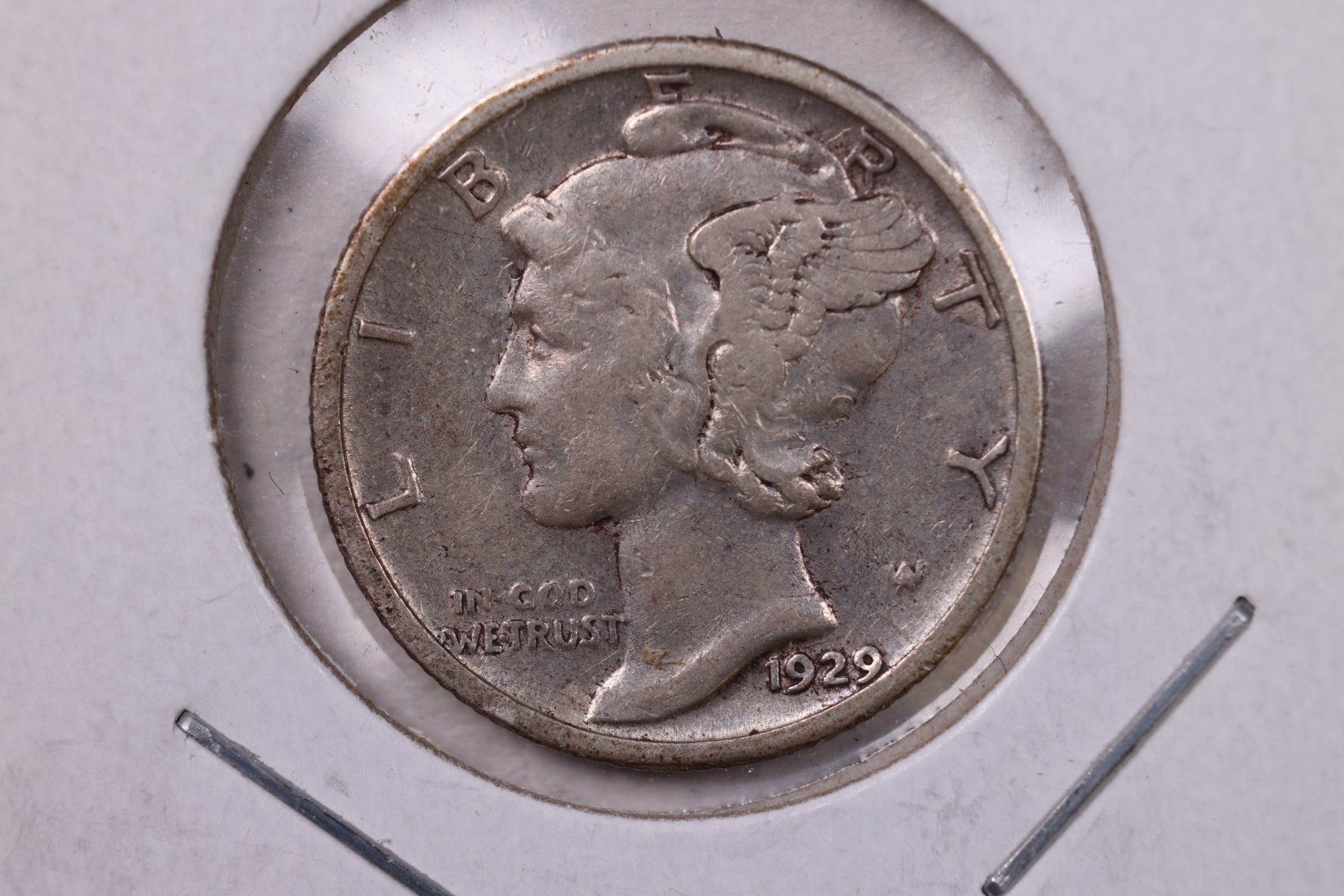 1929-S Mercury Dime, Very Fine Circulated Coin, Store #19917