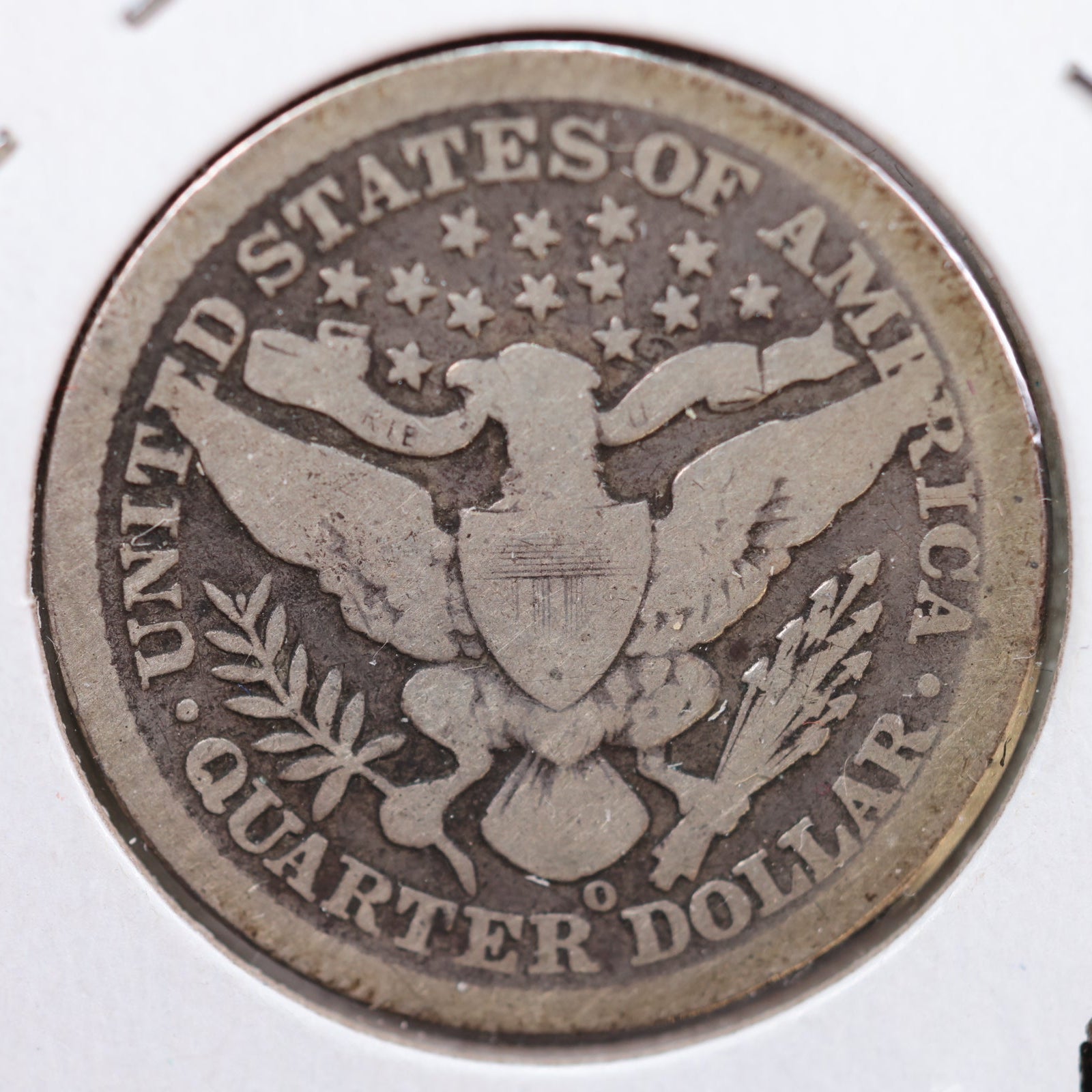 1895-O Barber Quarter, About Good Circulated Coin, Store #QR829