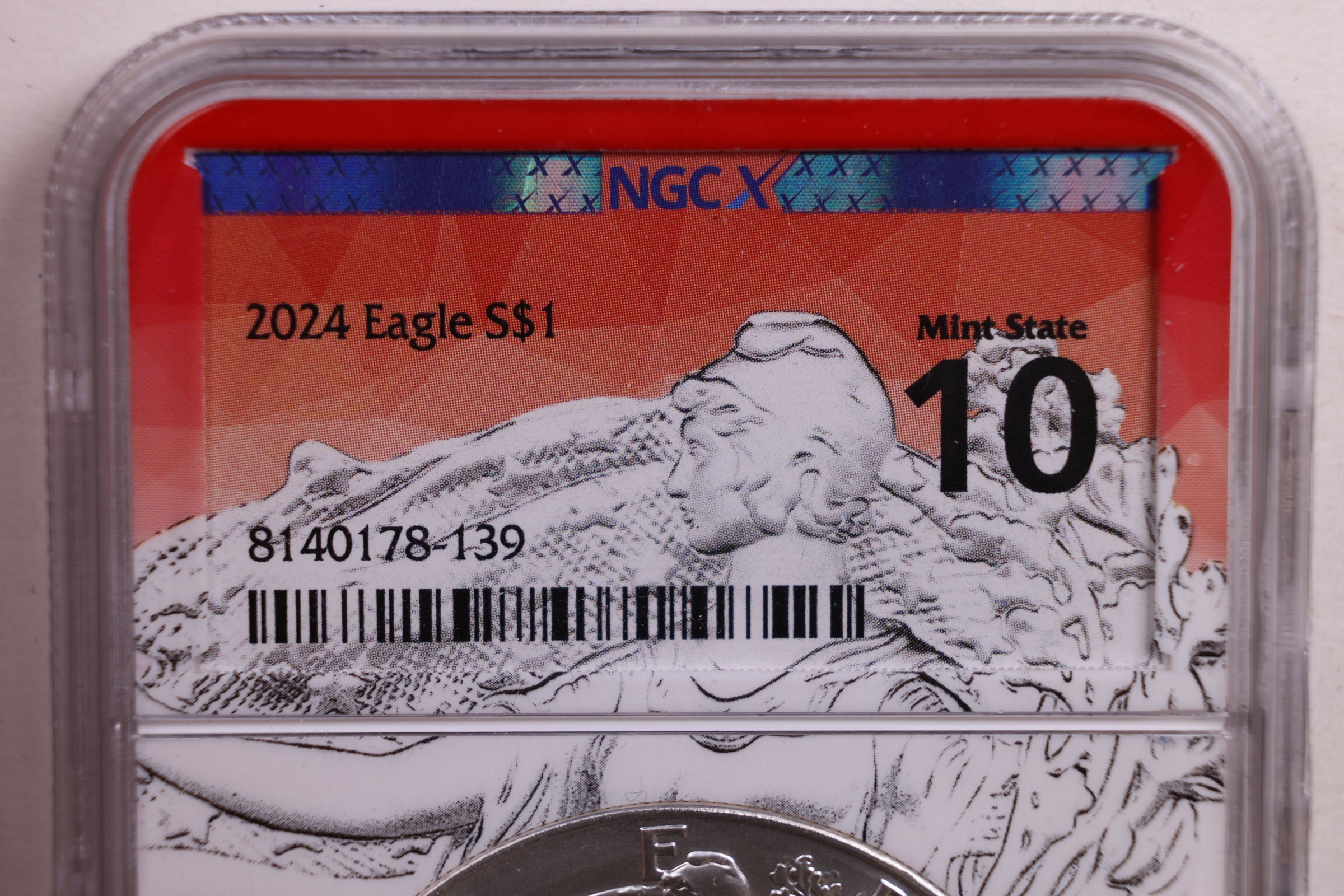 2024 American Silver Eagle, New Generation NGC MS-10, Store #AE0175