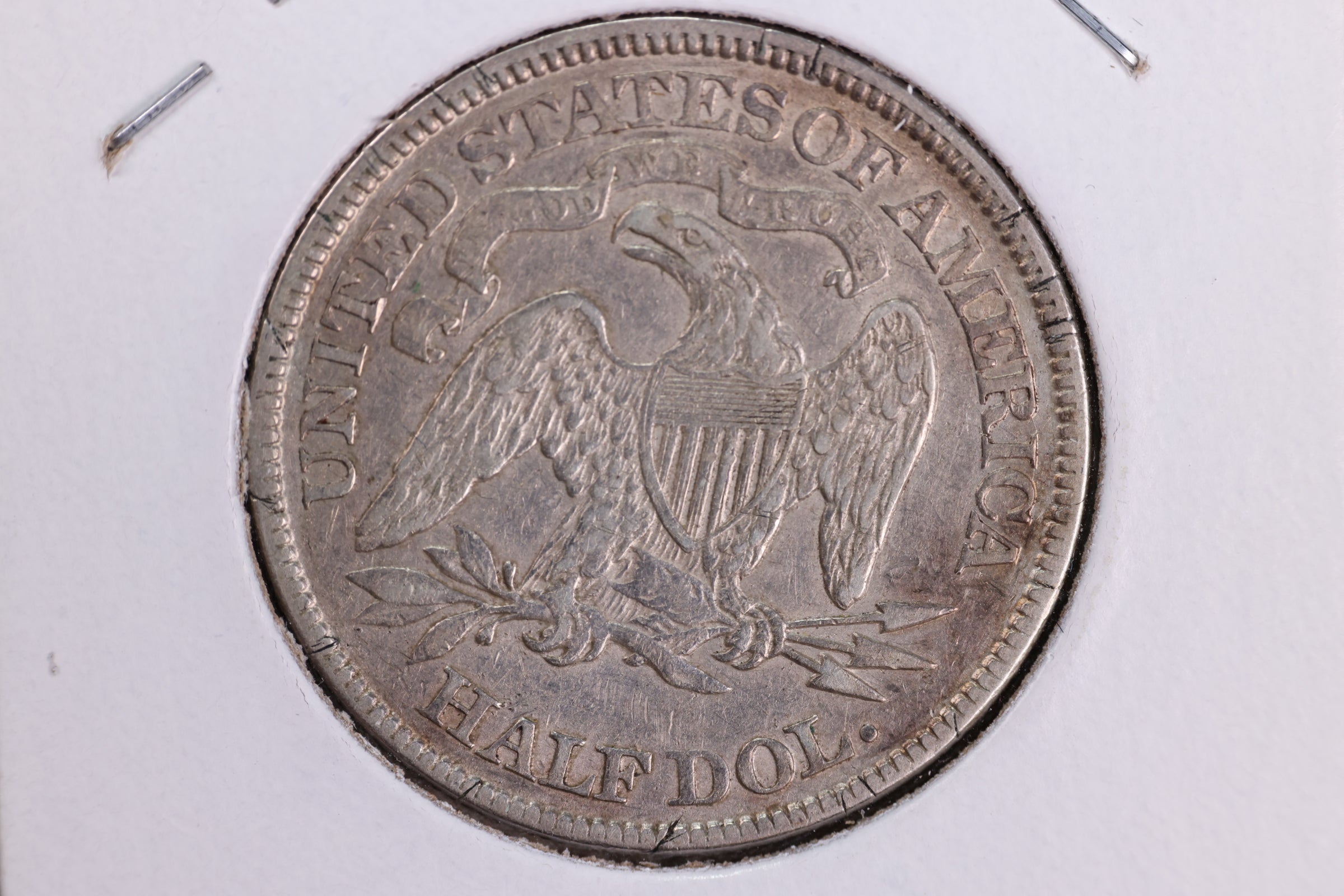 1869 Liberty Seated Half Dollar, Affordable Circulated Coin. Store Sale #23080959