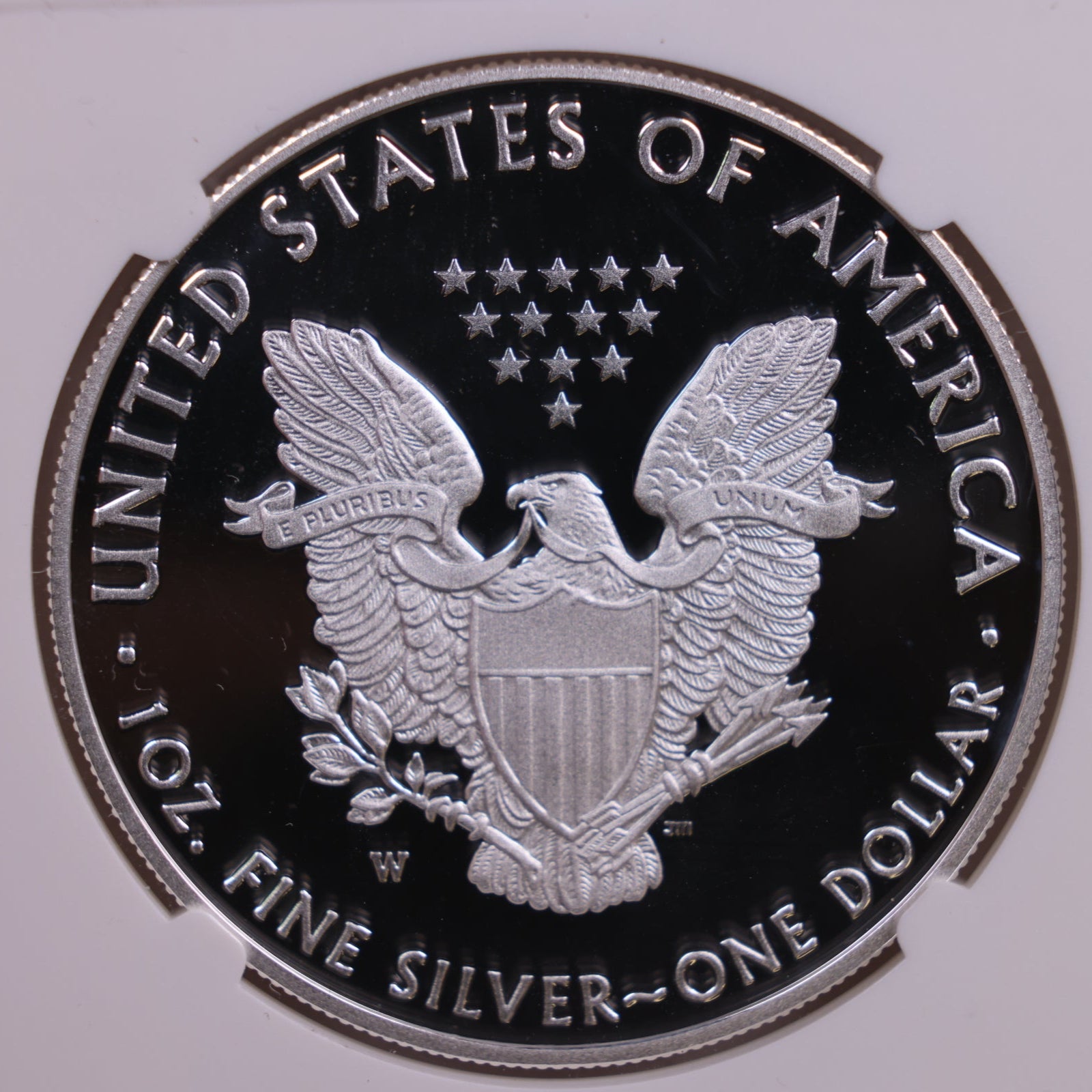 2020-W American Silver Eagle, 'V75' Privy, NGC PF-70, Store #AE0177