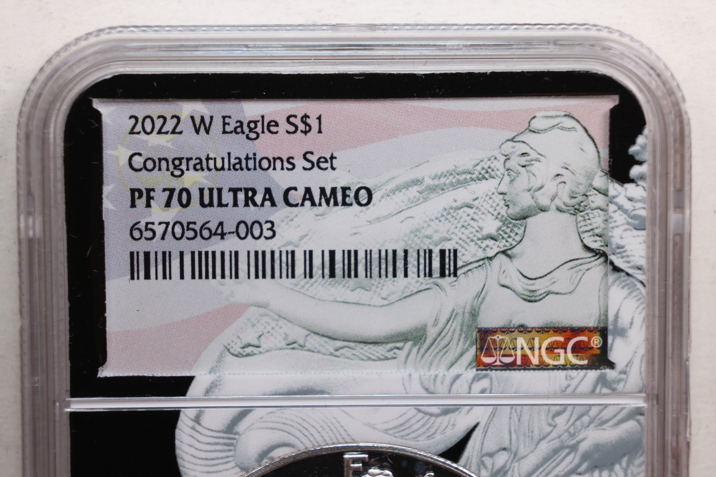 2022-W Proof American Silver Eagle, NGC CERTIFIED PF-70, Store #AE0181