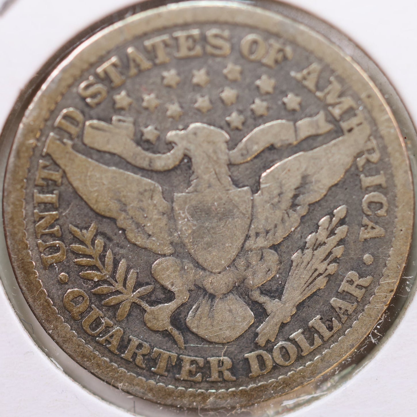 1898 Barber Quarter, Very Good Circulated Coin, Store #QR847
