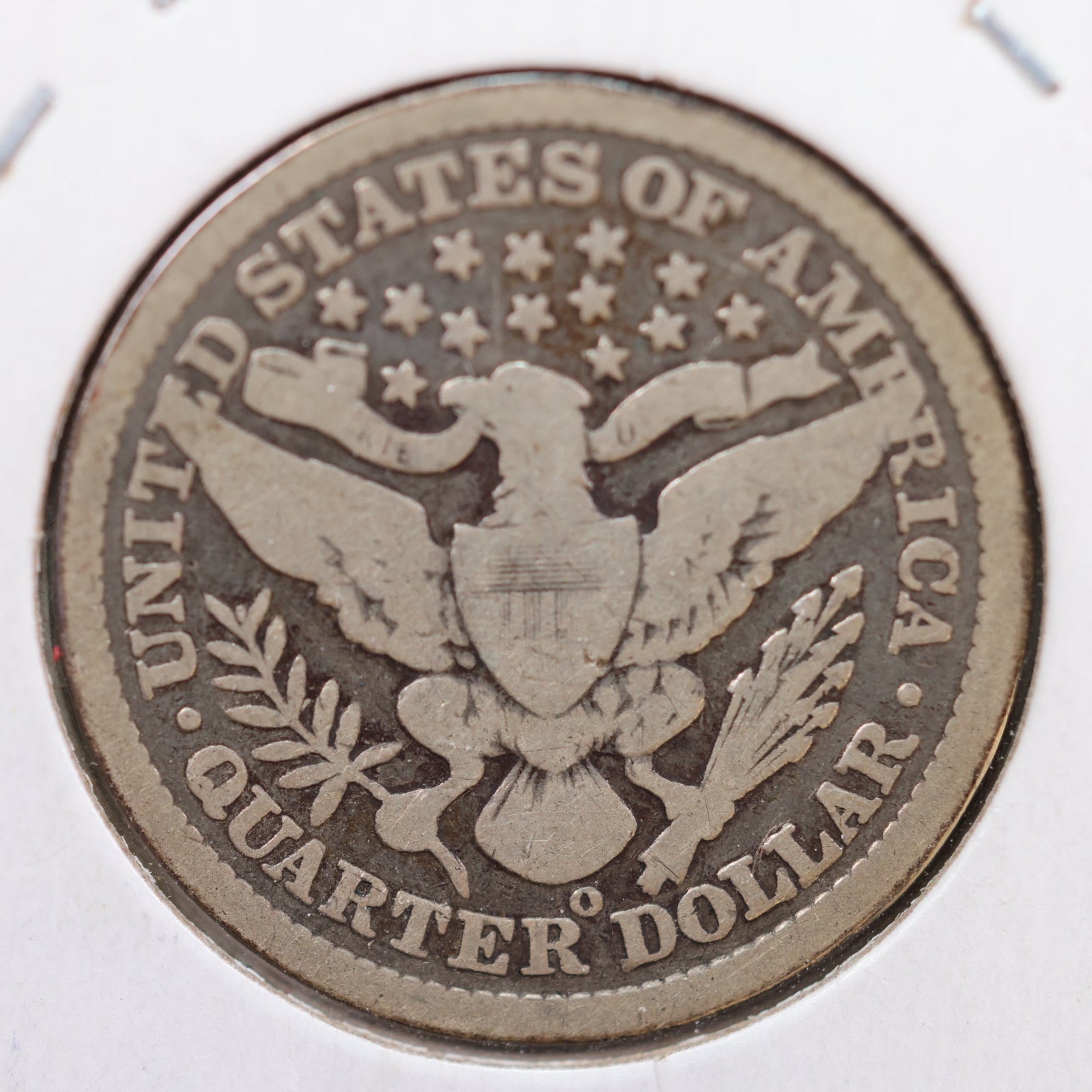 1898-O Barber Silver Quarter, Good Circulated Coin, Store #QR849