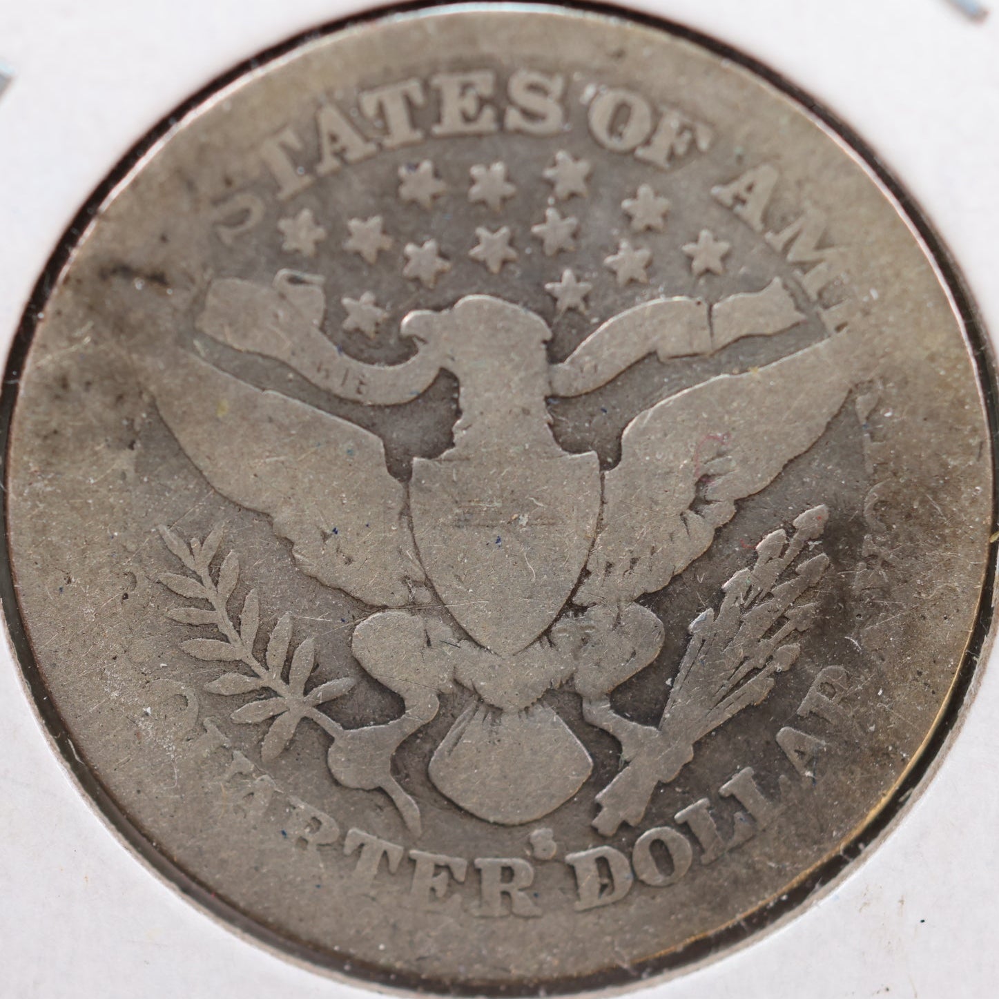 1898-S Barber Silver Quarter, Fair Circulated Coin, Store #QR851