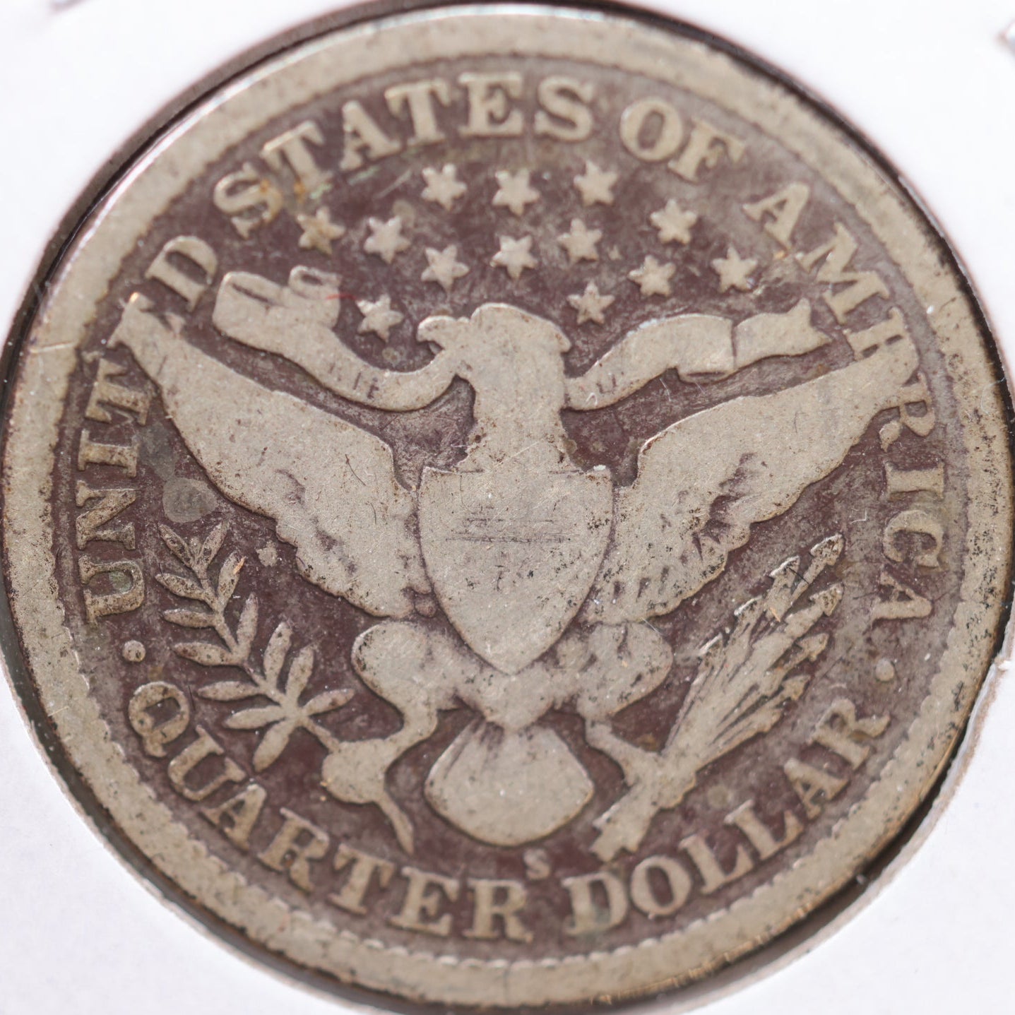 1900-S Barber Quarter, Fair Circulated Coin, Store #QR861