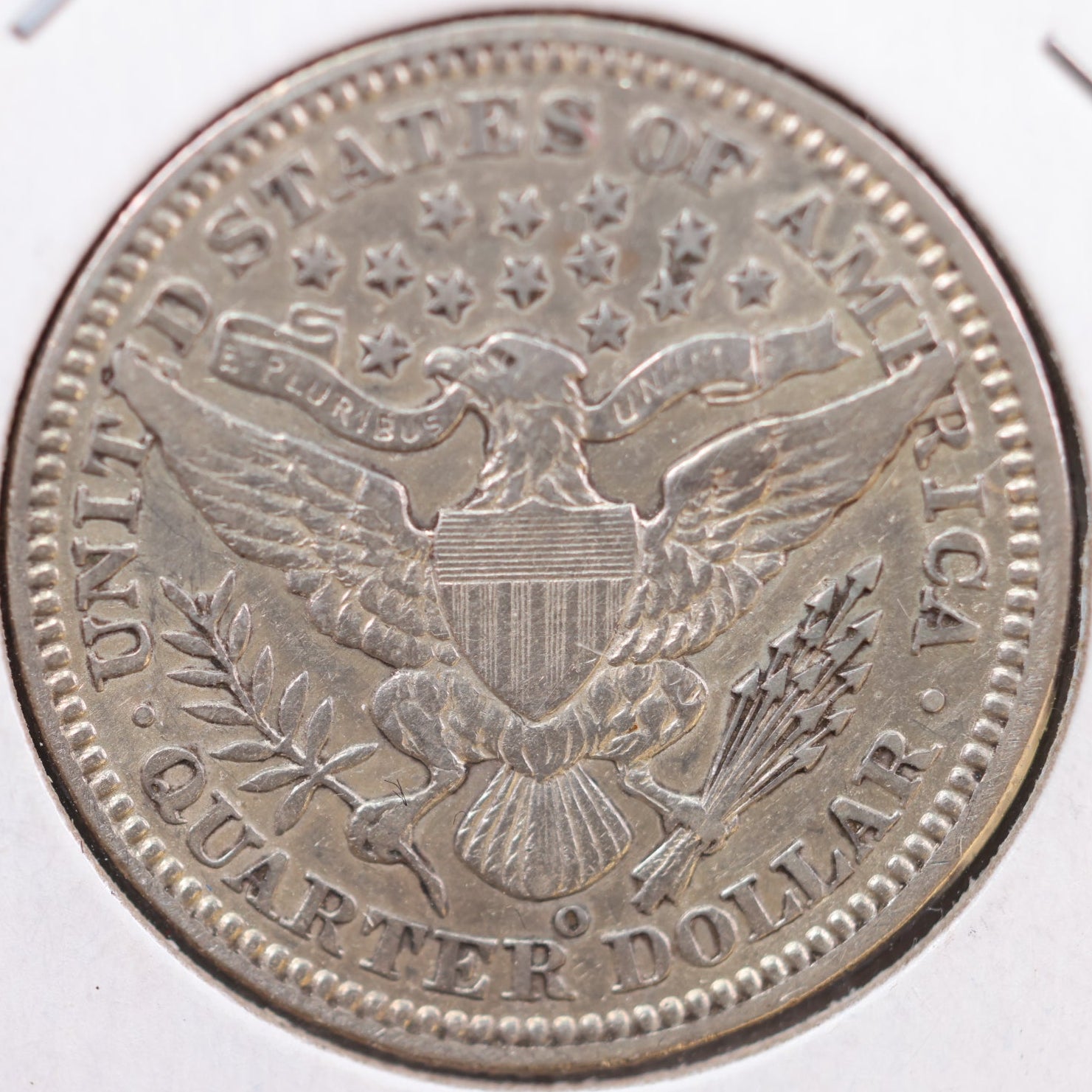 1901-O Barber Silver Quarter, Extra Fine+ Circulated Coin, Store #QR865