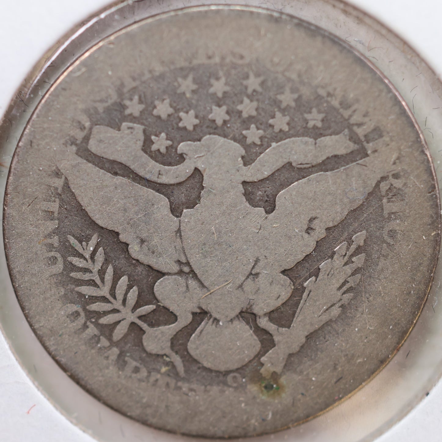 1902-O Barber Quarter, About Good Circulated Coin, Store #QR871
