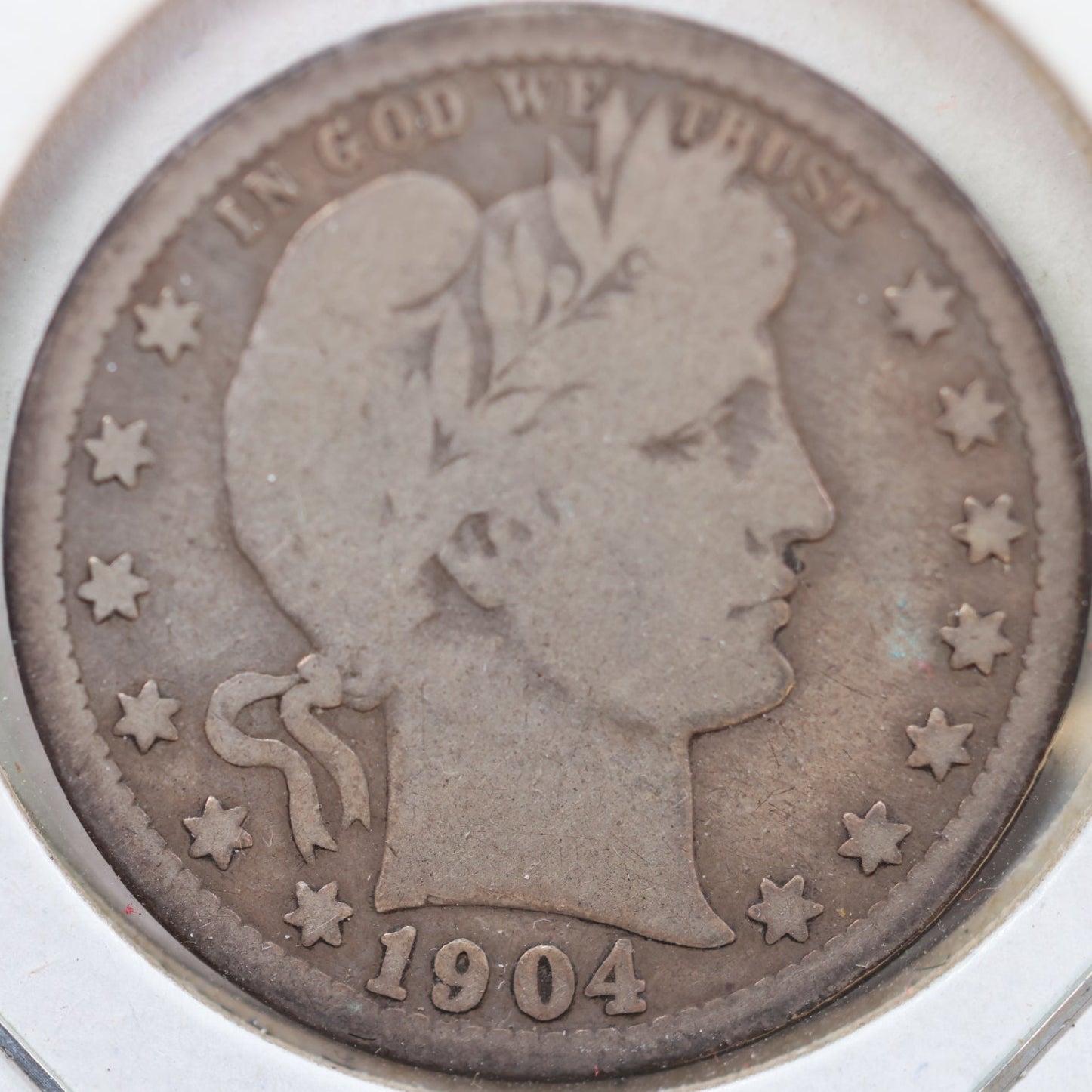 1904-O Barber Quarter, Good Circulated Coin, Store #QR882
