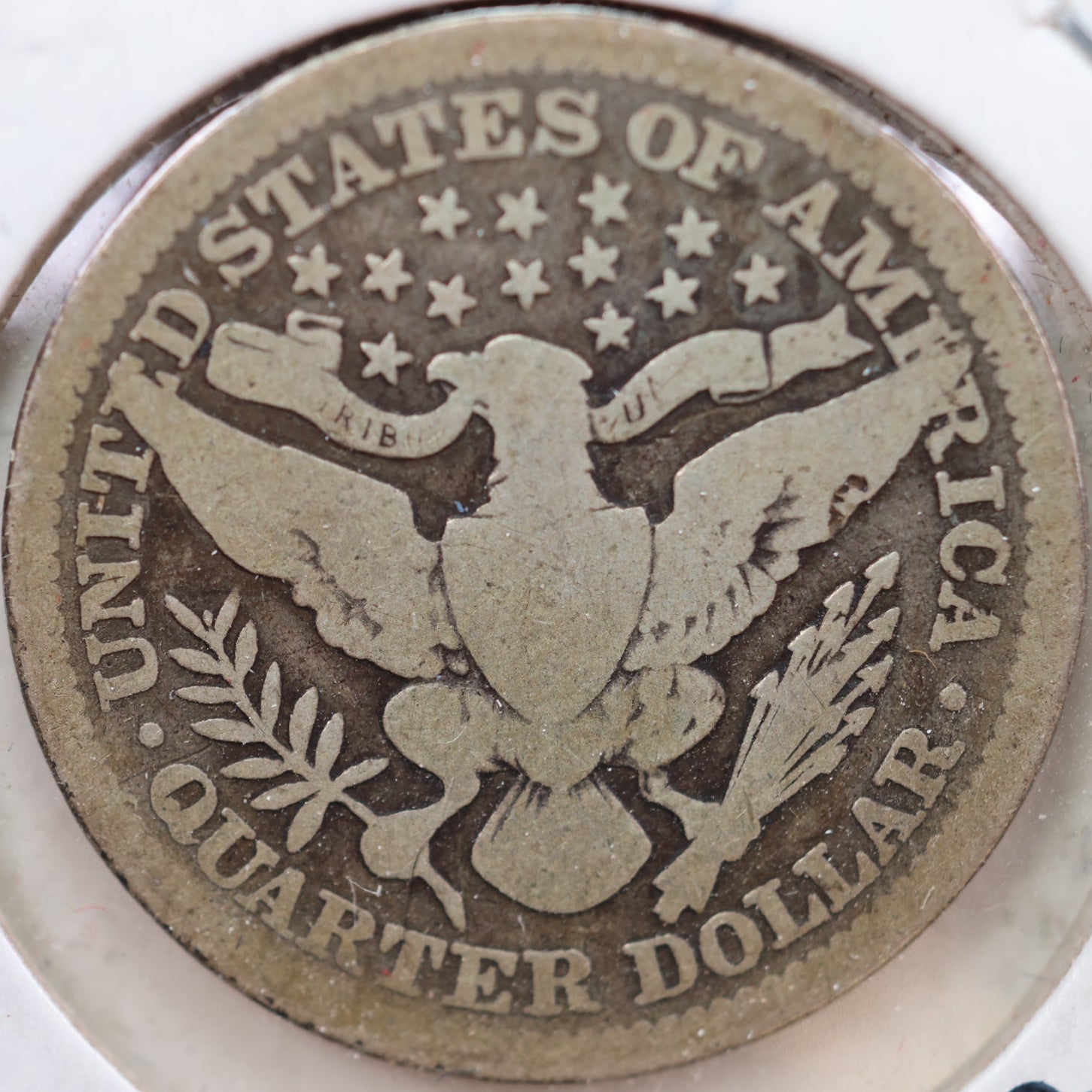 1906 Barber Silver Quarter, Very Good Circulated Coin, Store #QR891