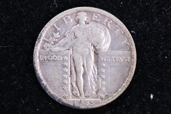 1923 Standing Liberty Quarter, Affordable Circulated Coin, Store #23081854