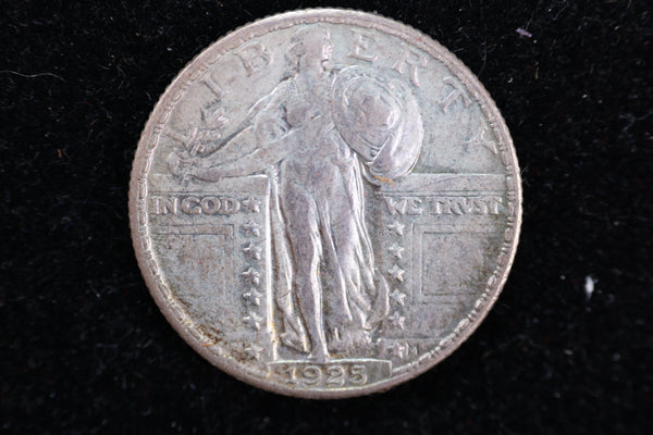 1925 Standing Liberty Quarter, Affordable Circulated Coin, Store #23081855
