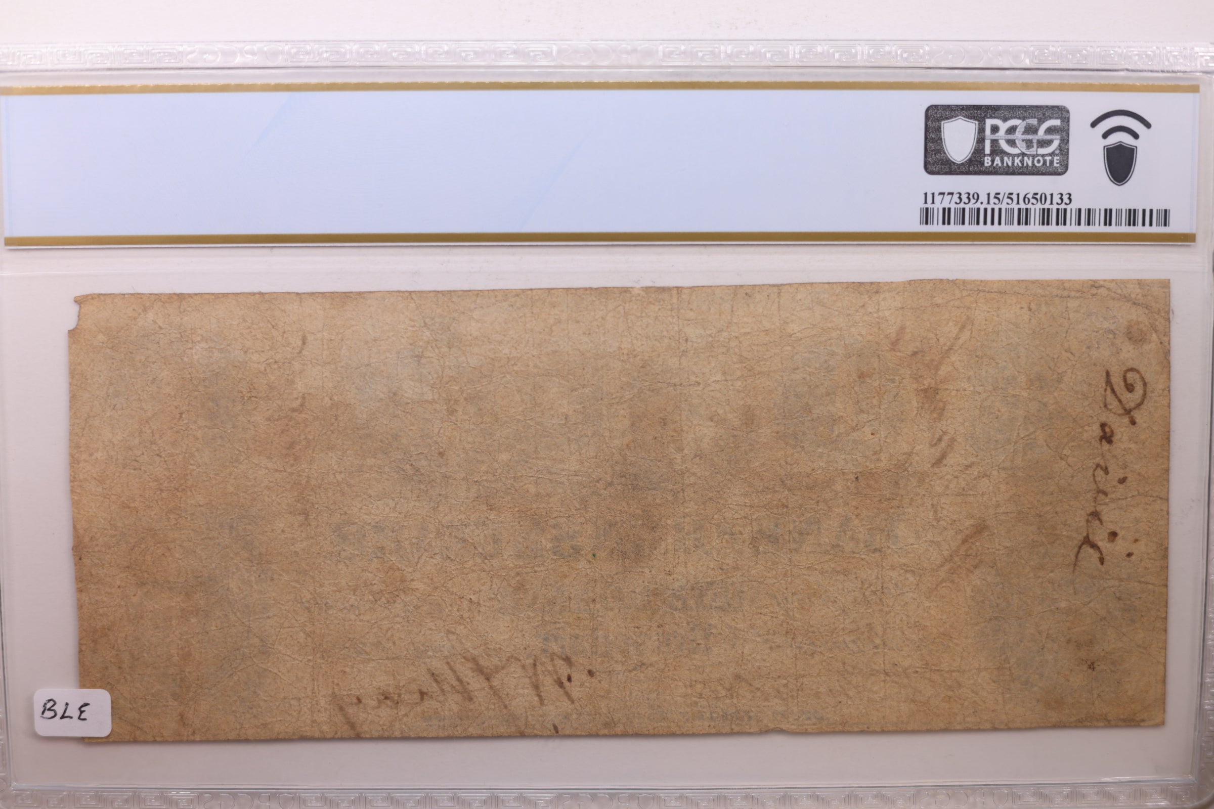 1854 $1, Rensselaer, IN., Obsolete Currency., PCGS Fine-15., STORE #GIN006.
