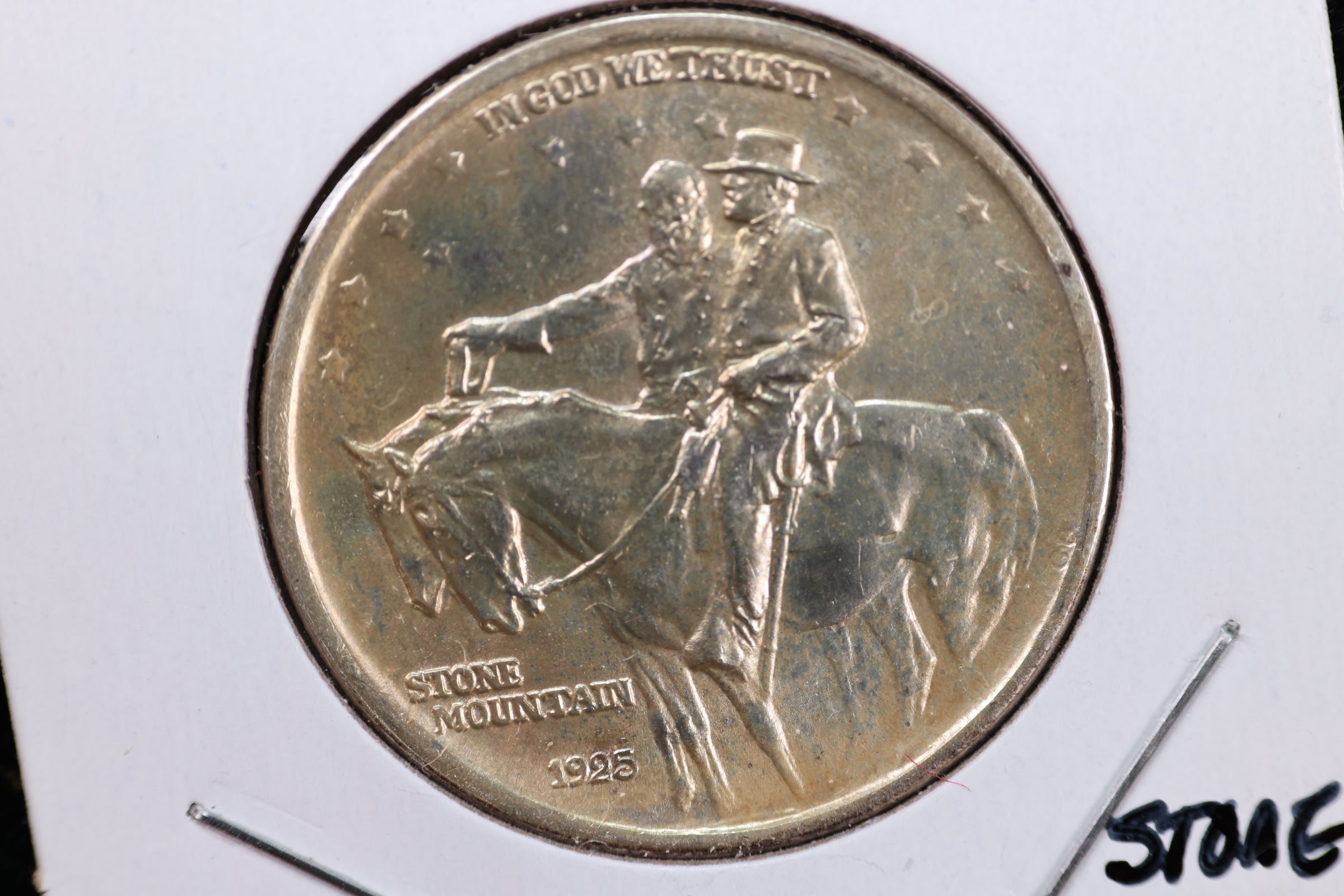 1925 Stone Mountain Memorial Silver Commemorative Half Dollar. Store #