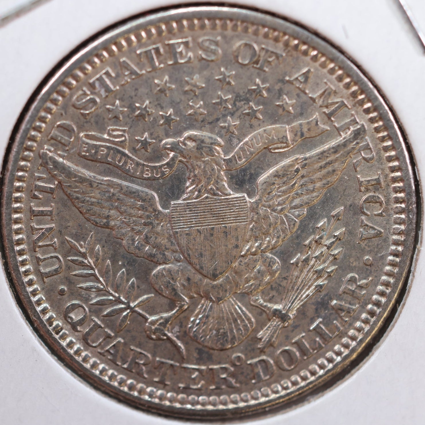 1908-O Barber Silver Quarter, About Uncirculated+ Coin, Store #QR908