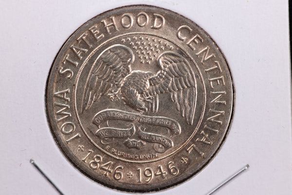 1946 Iowa Statehood Silver Commemorative Half Dollar. Store #23081955