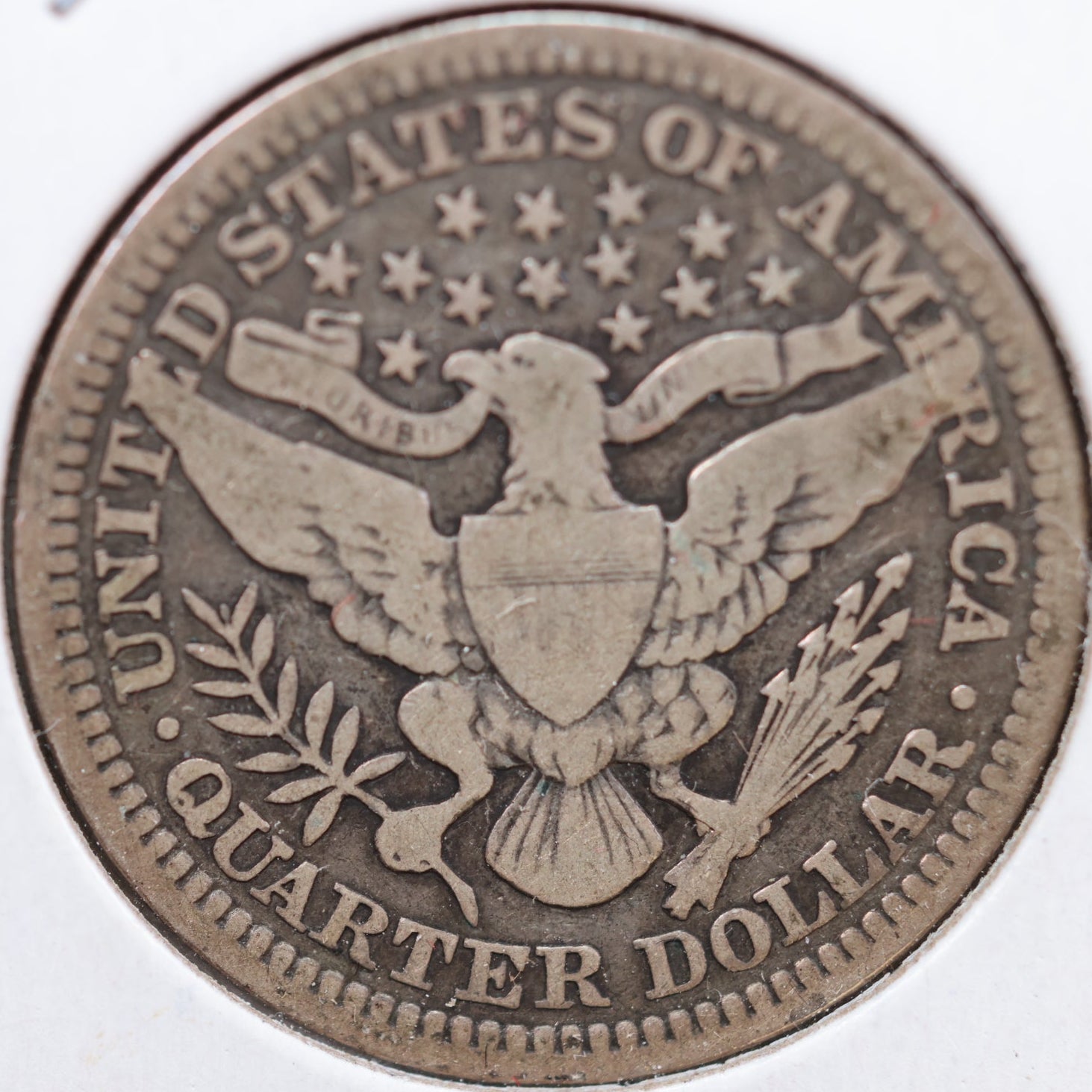 1910 Barber Silver Quarter, Very Good Circulated Coin, Store #QR919