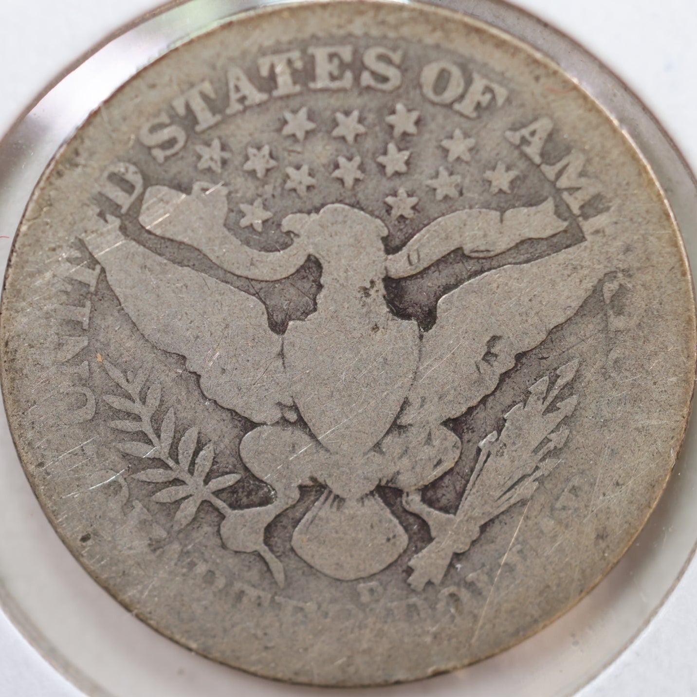 1910-D Barber Silver Quarter, Fair Circulated Collectible Coin, Store #QR922