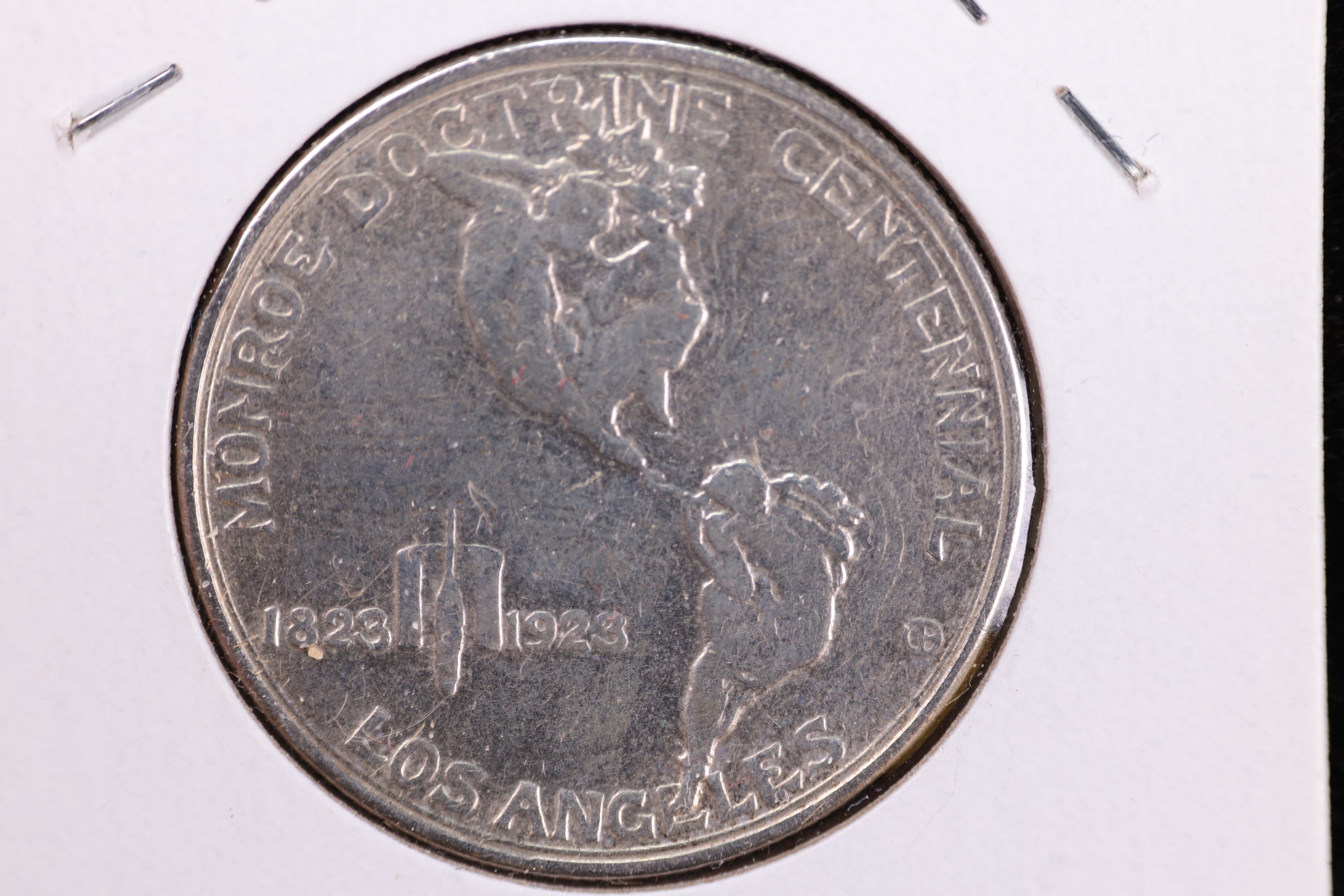 1923 Monroe Doctrine Centennial, Silver Commemorative Half Dollar. Store #23081967