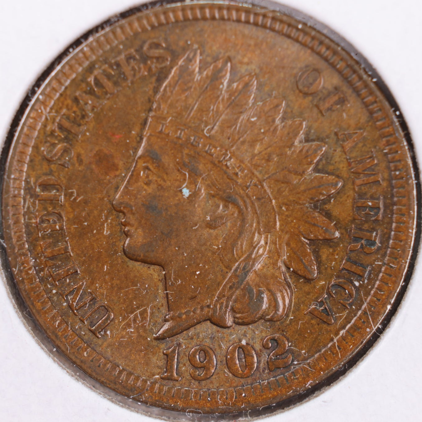 1902 Indian Head Cent, BN Gem Mint State Uncirculated Coin, Store #CT0352