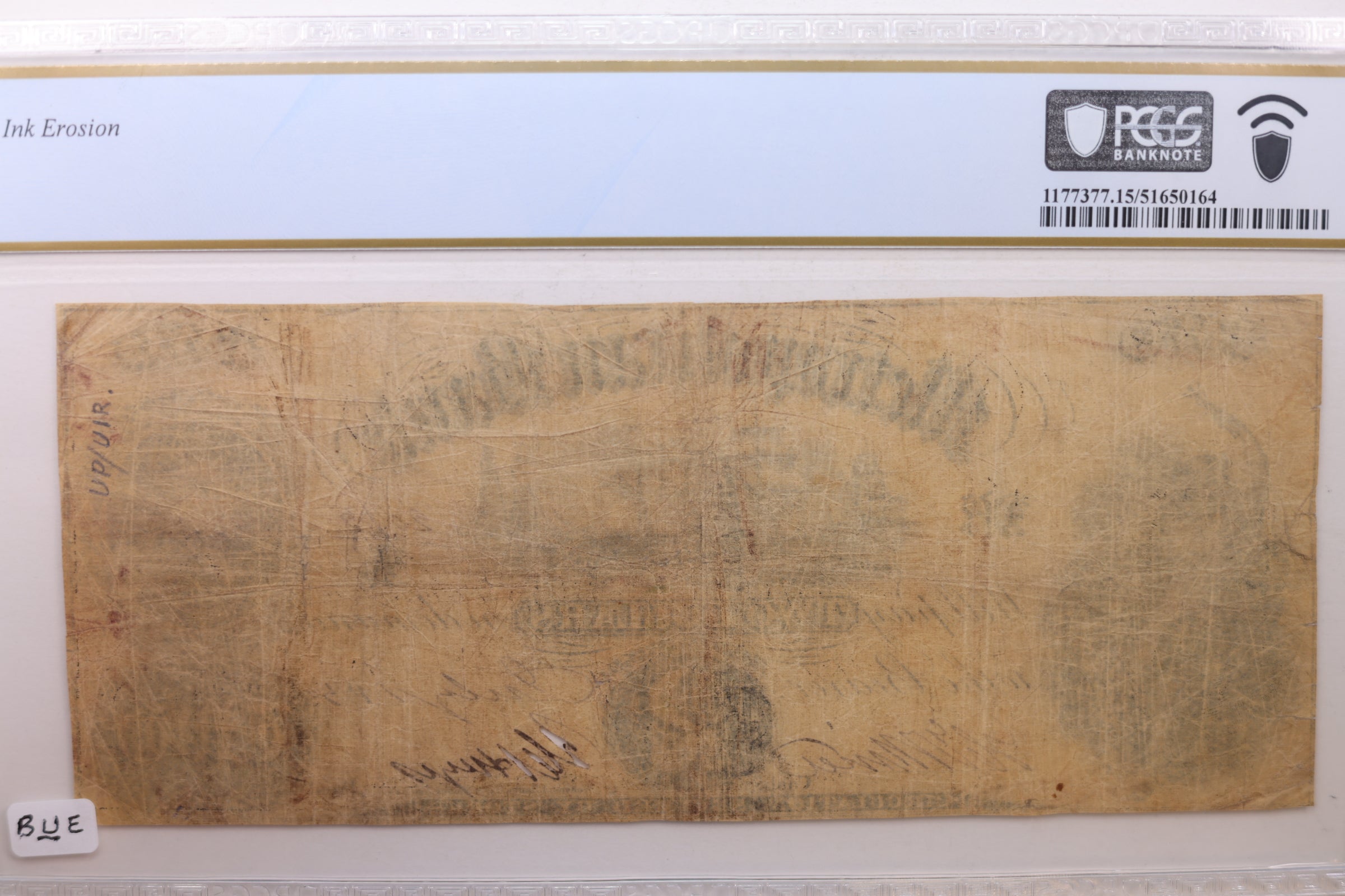 1852 $2, Metropolitan Bank, Wash D.C., Obsolete Note, PCGS F-15, STORE #GDC028.
