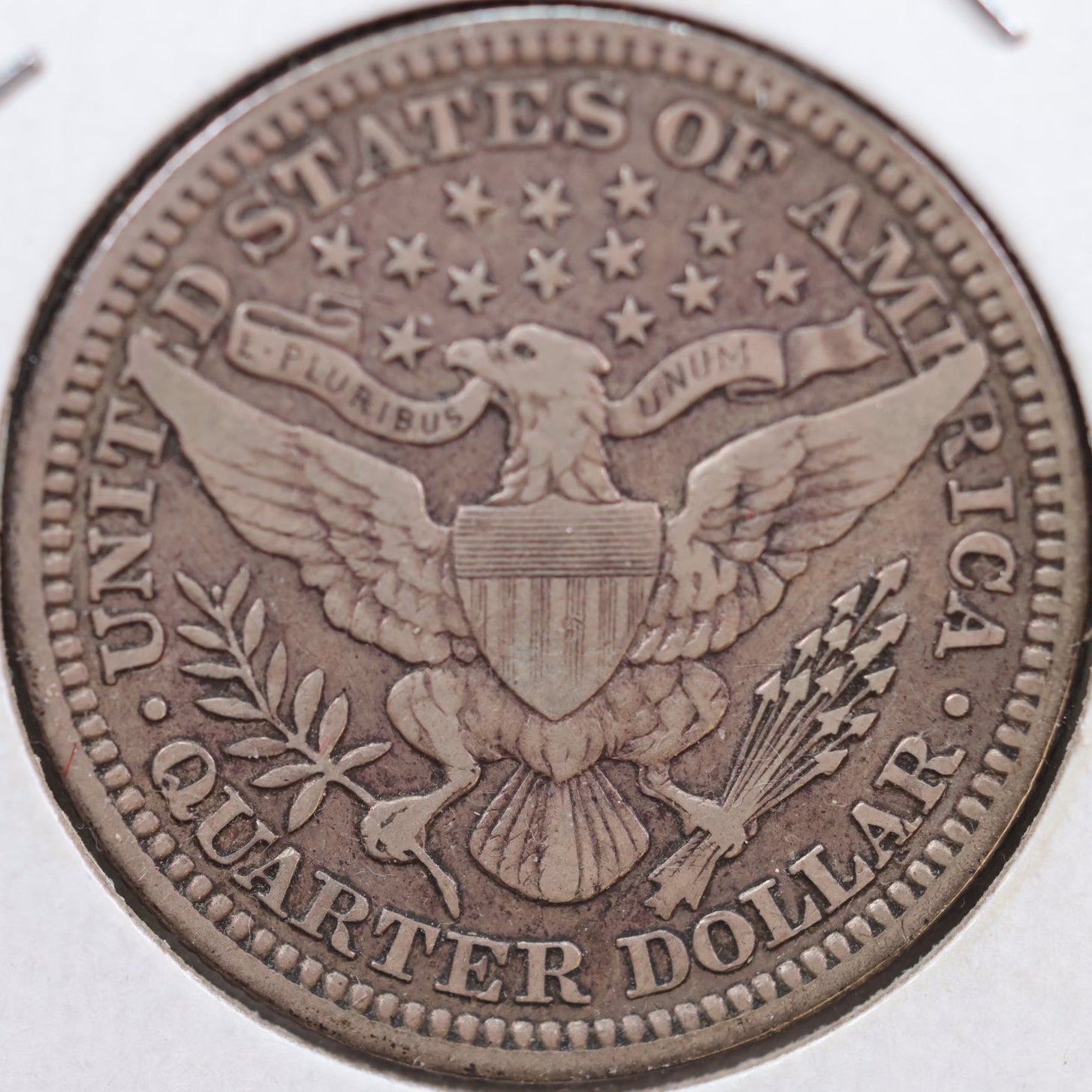 1914 Barber Silver Quarter, Fine Circulated Collectible Coin, Store #QR938