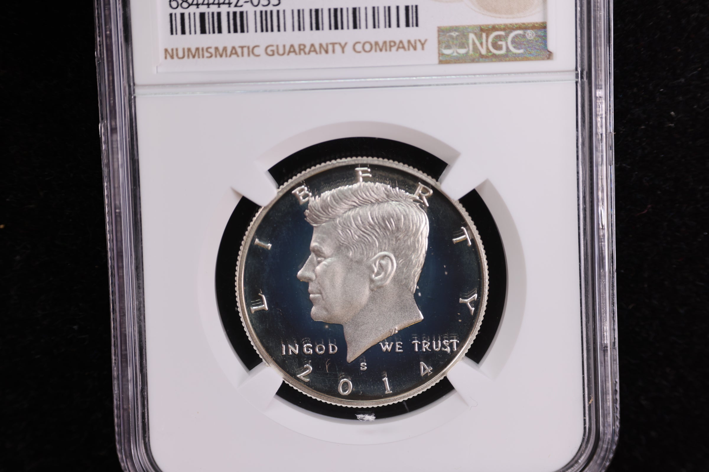 2014-S Kennedy Silver Proof Half Dollar, NGC Certified. Store #23082357