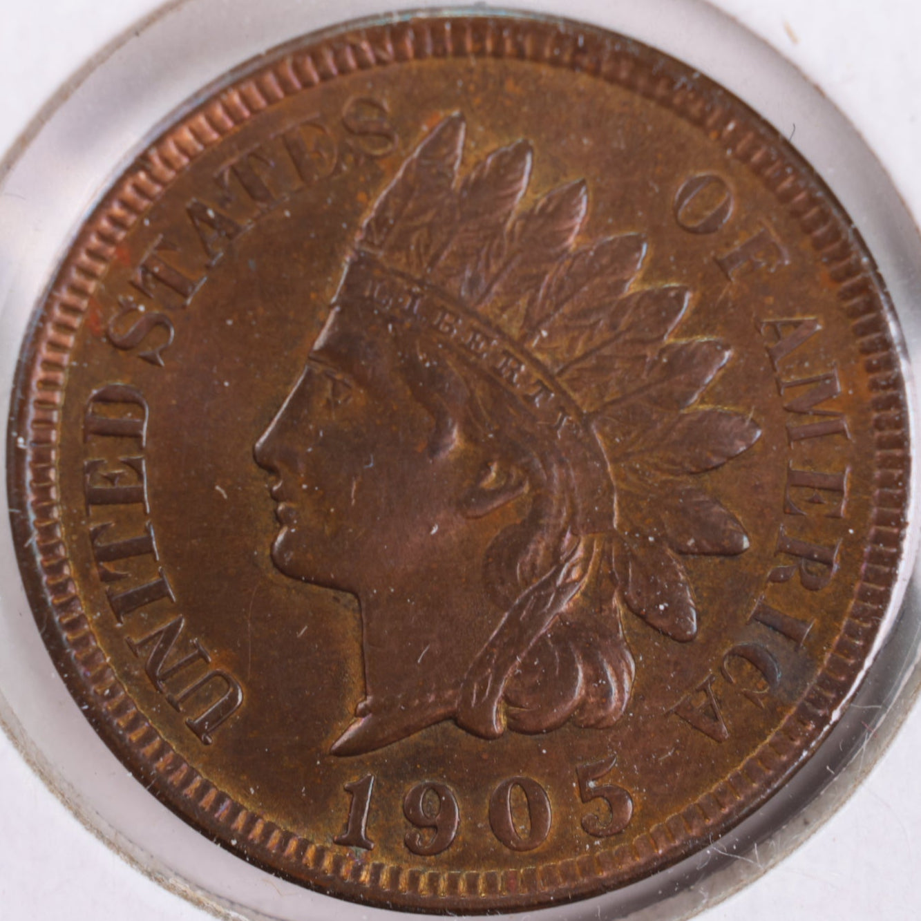 1905 Indian Head Cent, Mint State Uncirculated Coin, Store #CT0381
