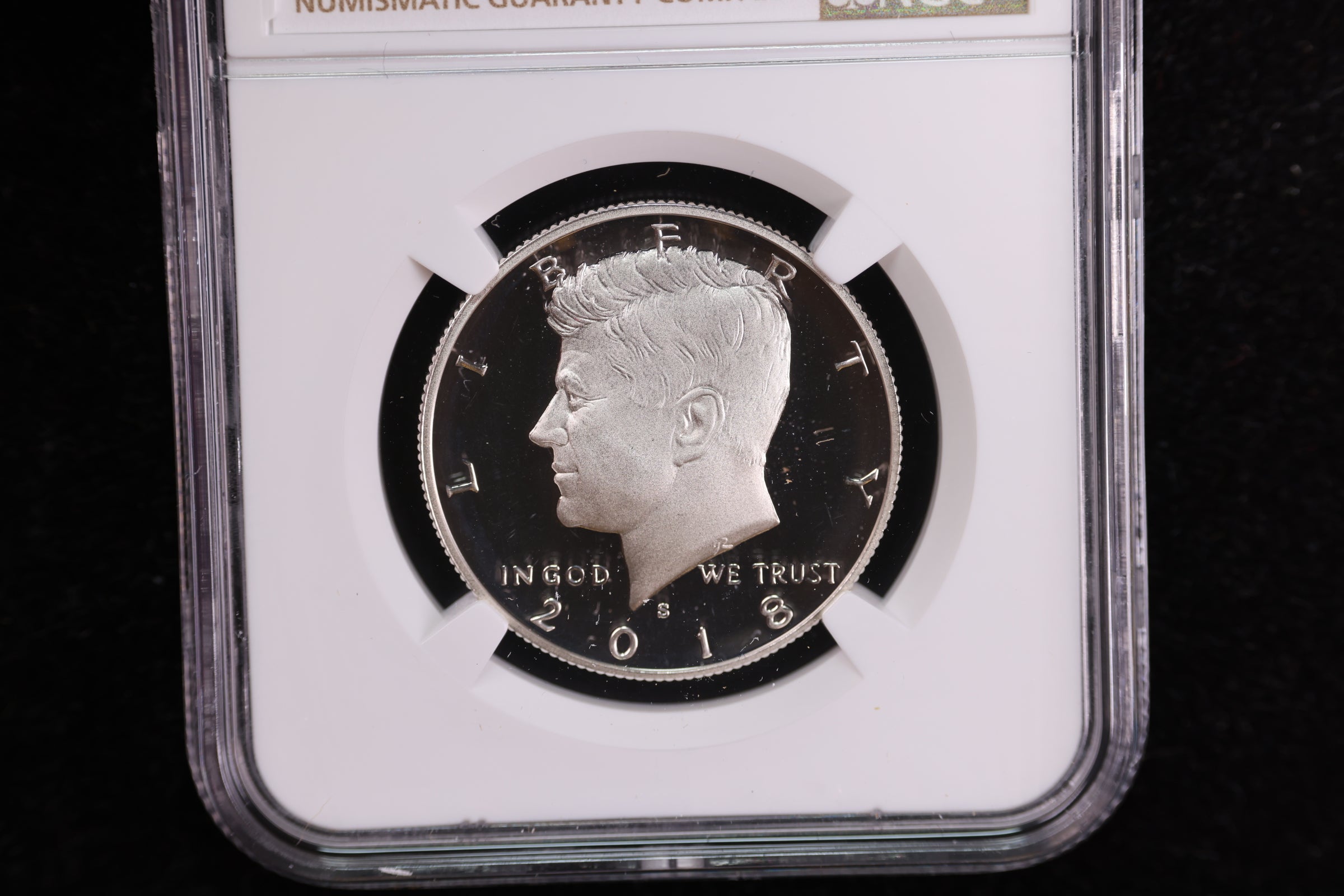 2018-S Kennedy Silver Proof Half Dollar, NGC Certified. Store #23082361