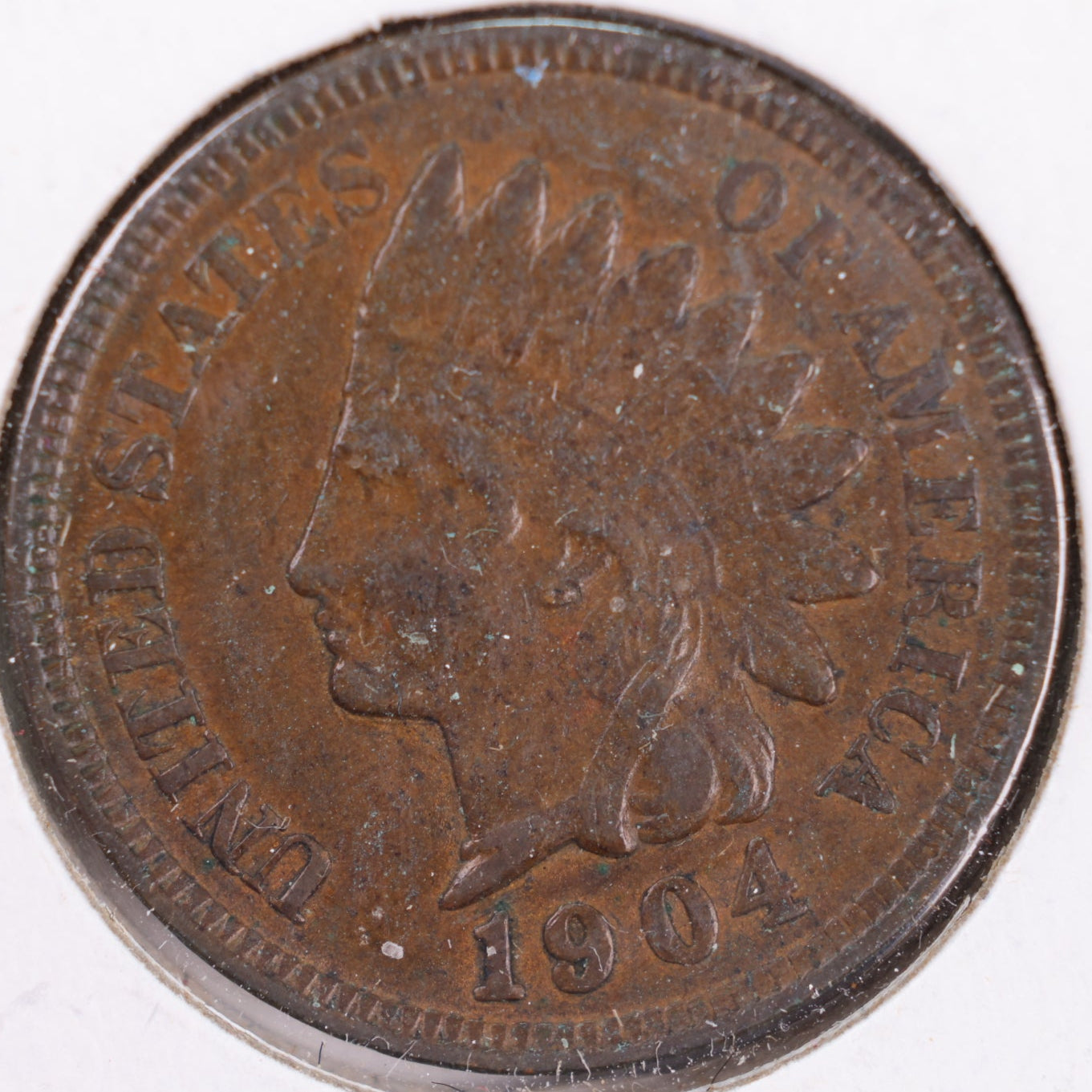 1904 Indian Head Cent, Abt Uncirculated+ Coin, Store #CT0409