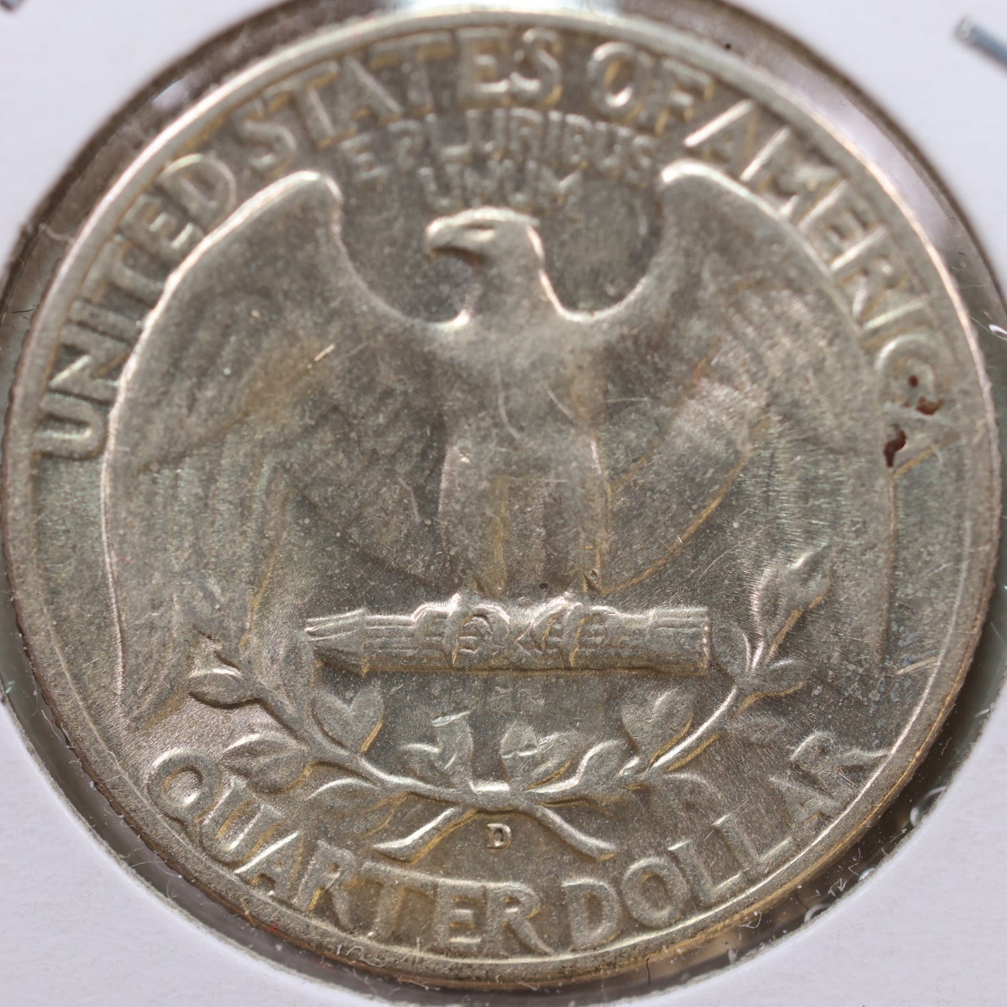 1945-D Washington Quarter, Mint State Circulated Coin, Store #QR1002
