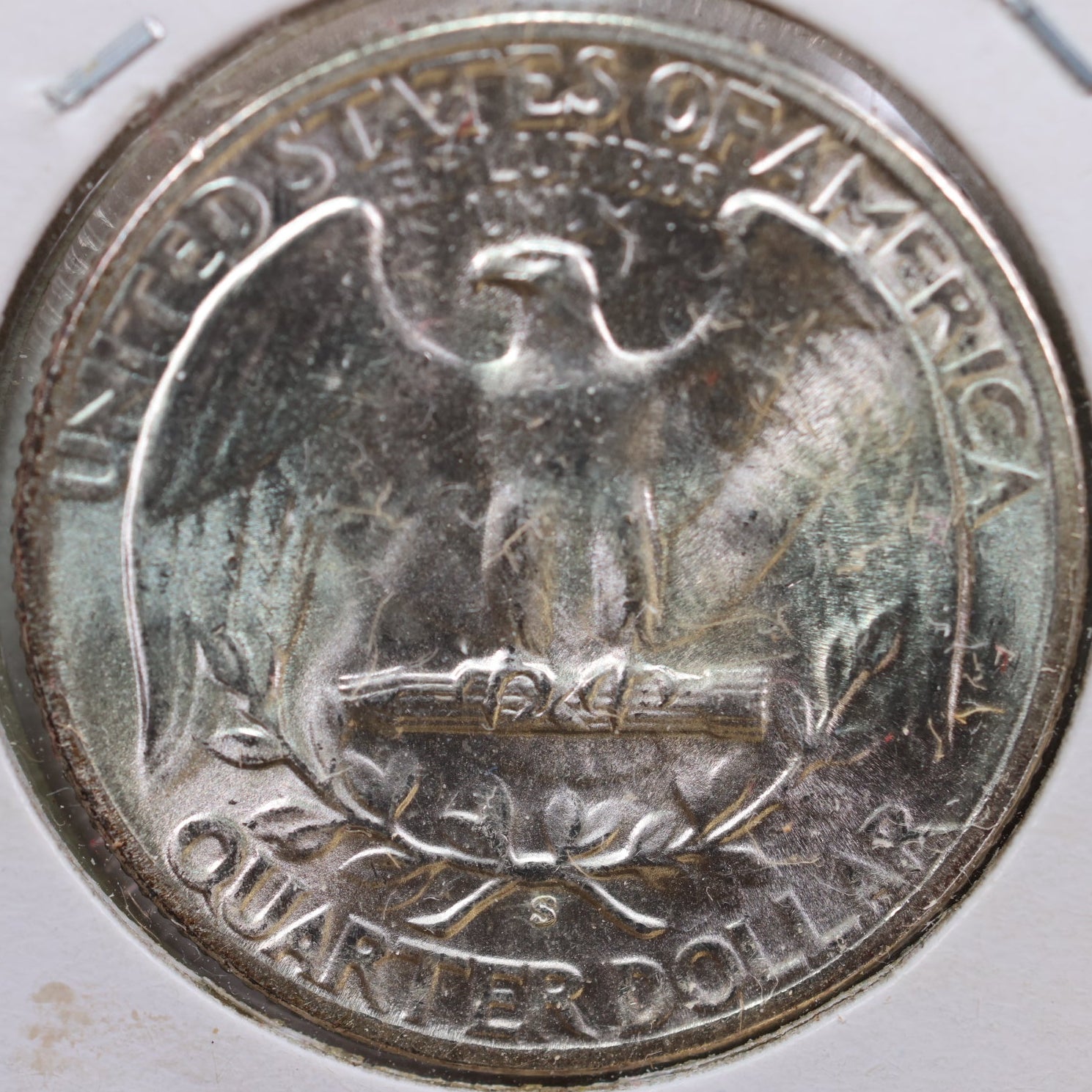1945-S Washington Quarter, Mint State Uncirculated Coin, Store #QR1007